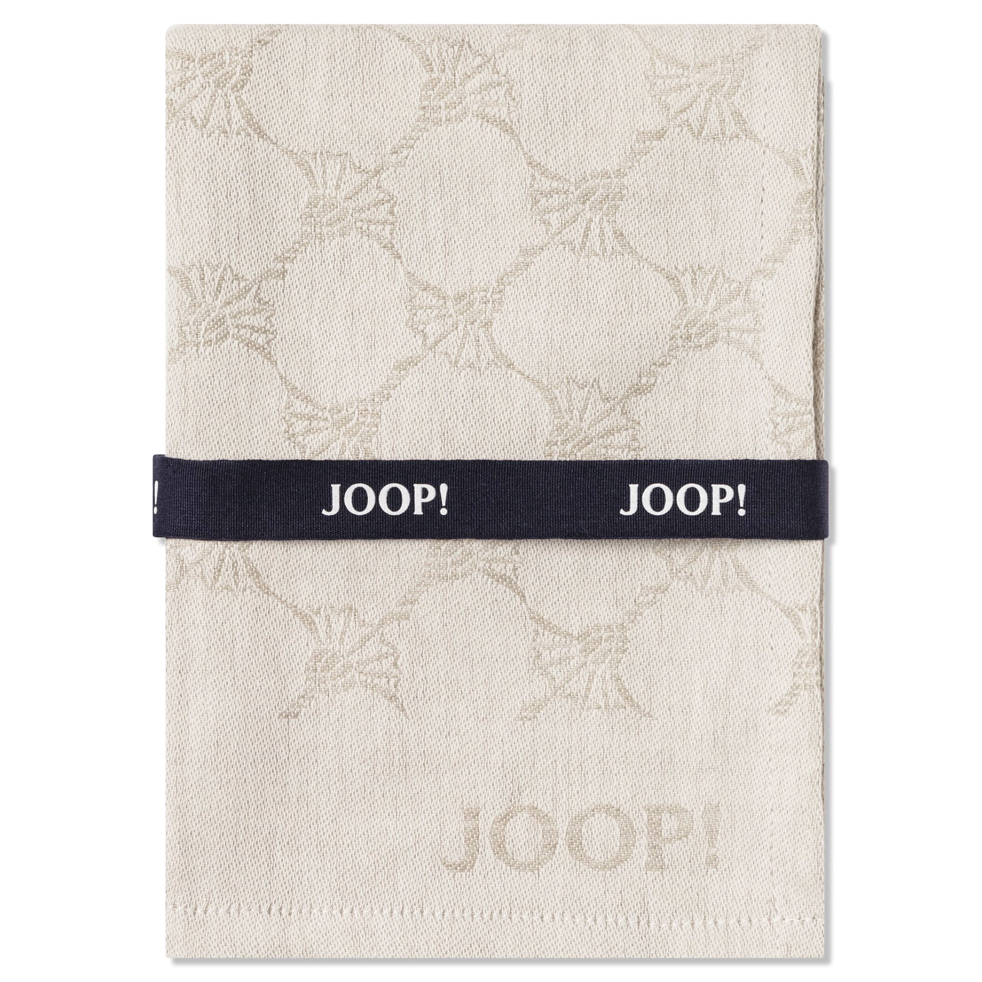 JOOP! Geschirrtücher Cuisine Cornflower Classic 1700 Creme - 33 - 50x70 cm