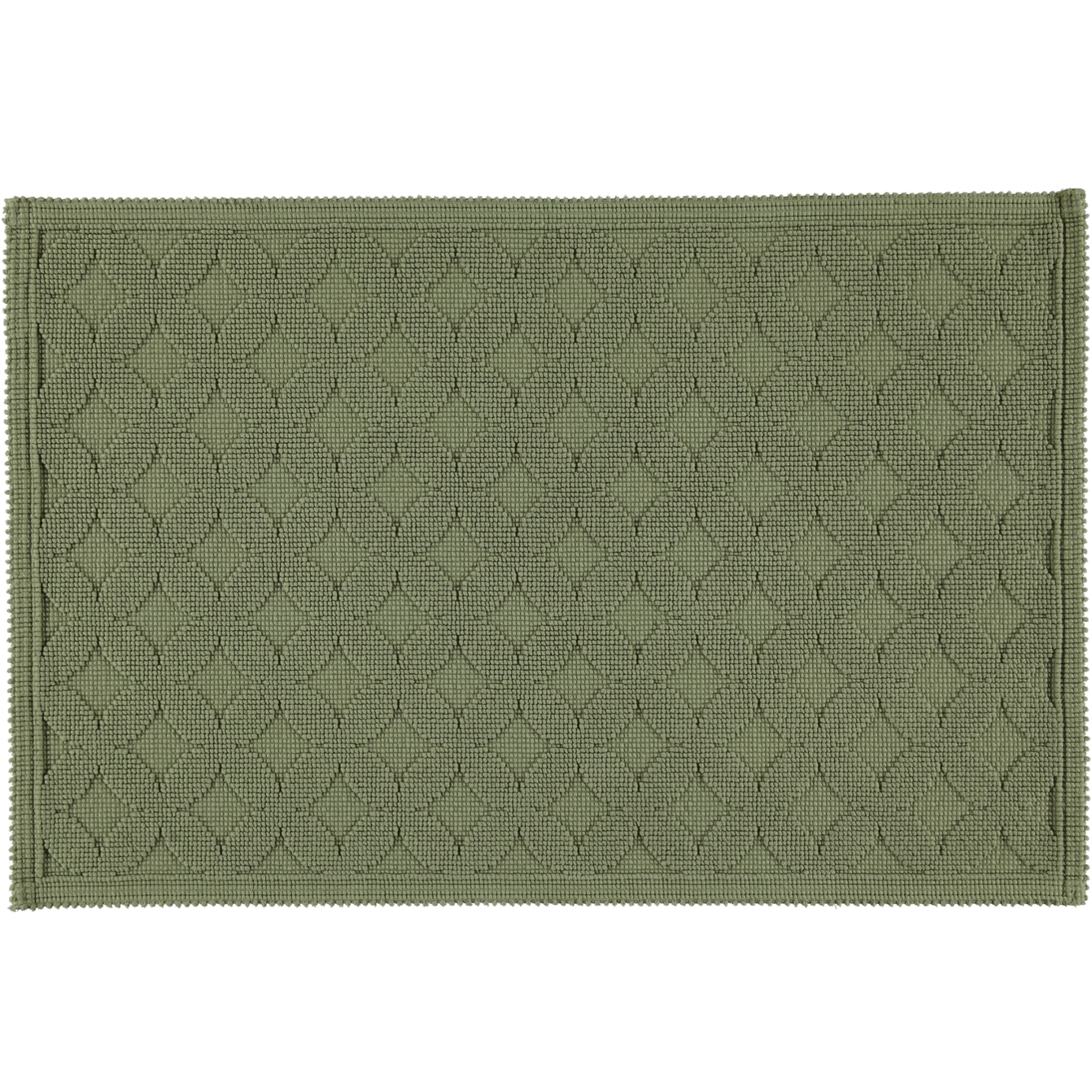 Rhomtuft - Badematte Seaside - Farbe: olive - 404 - 60x90 cm