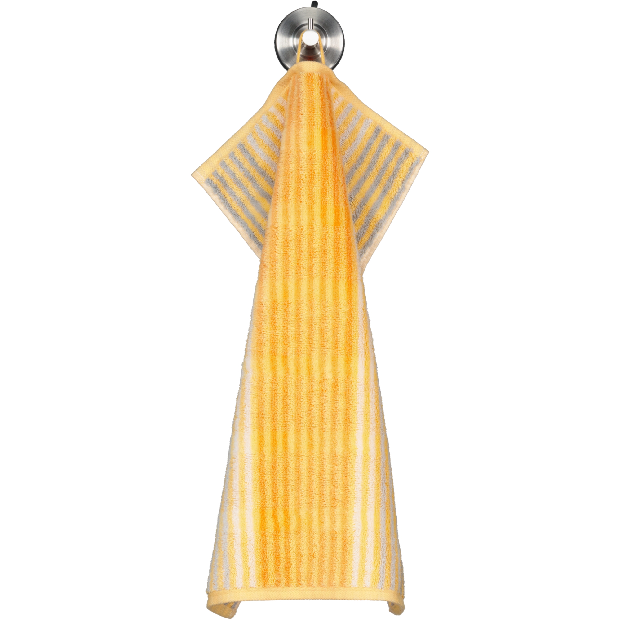 Cawö - Noblesse Cashmere Streifen 1056 - Farbe: melba - 35 - Gästetuch 30x50 cm