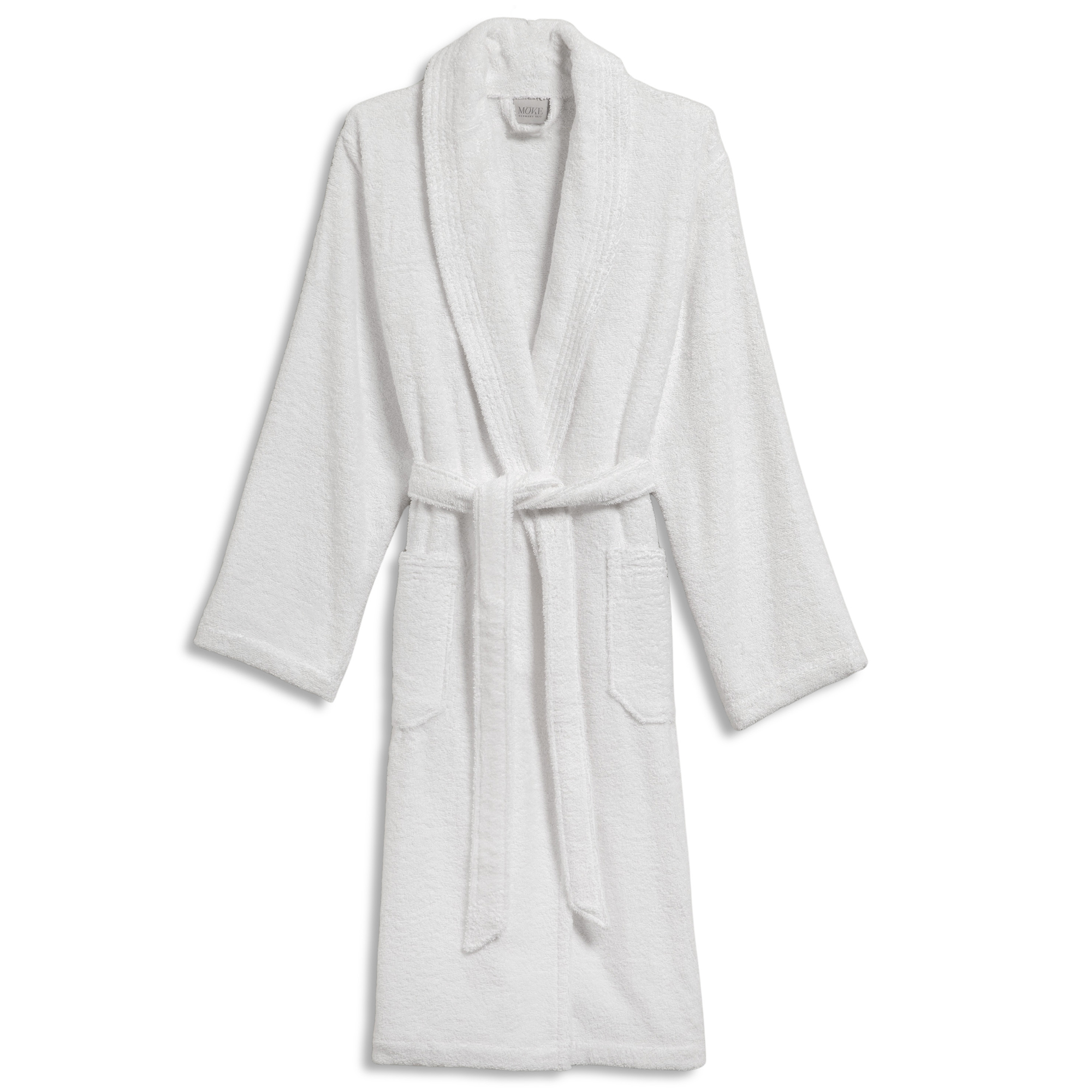 Möve Bademäntel unisex Schalkragen Basic snow - 001