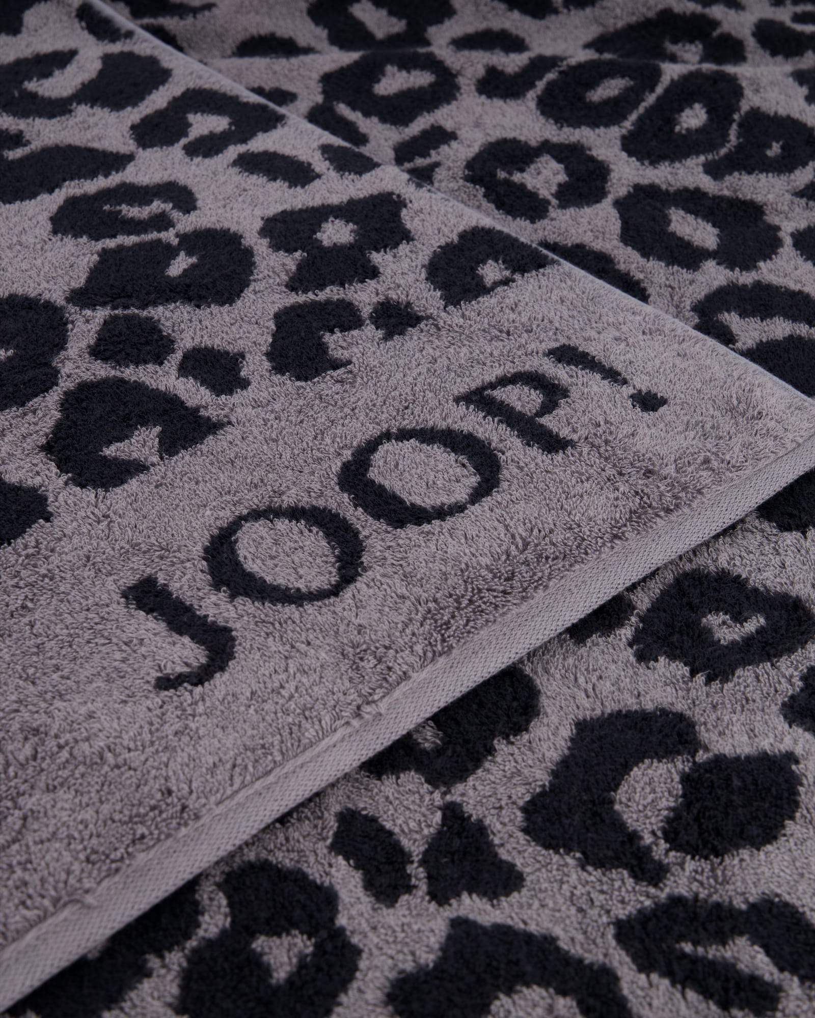JOOP! Saunatücher Leo 1703 Graphit - 90 - Saunatuch 80x200 cm