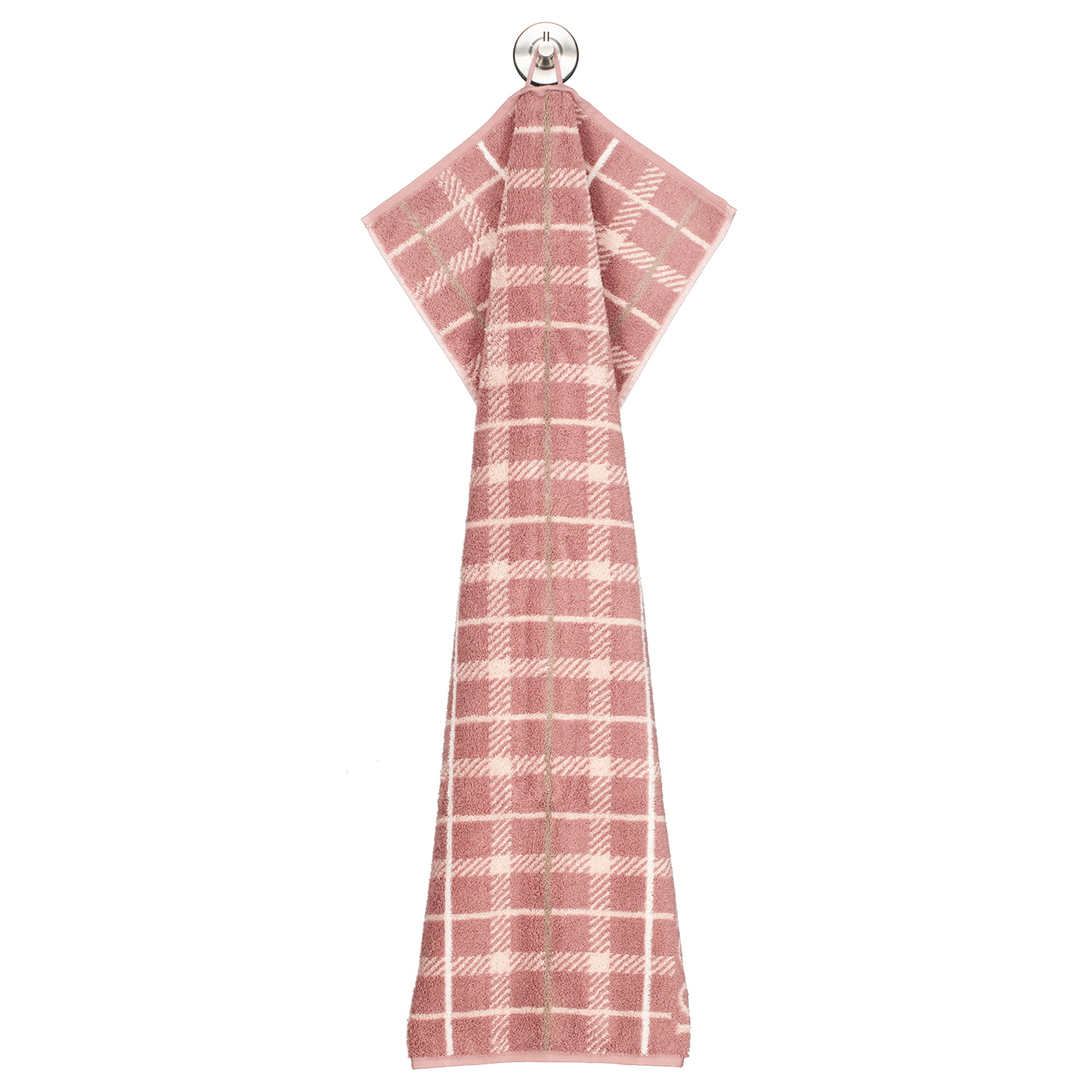 JOOP! Handtücher Contour Checked 1715 Mauve - 23 - Handtuch 50x100 cm