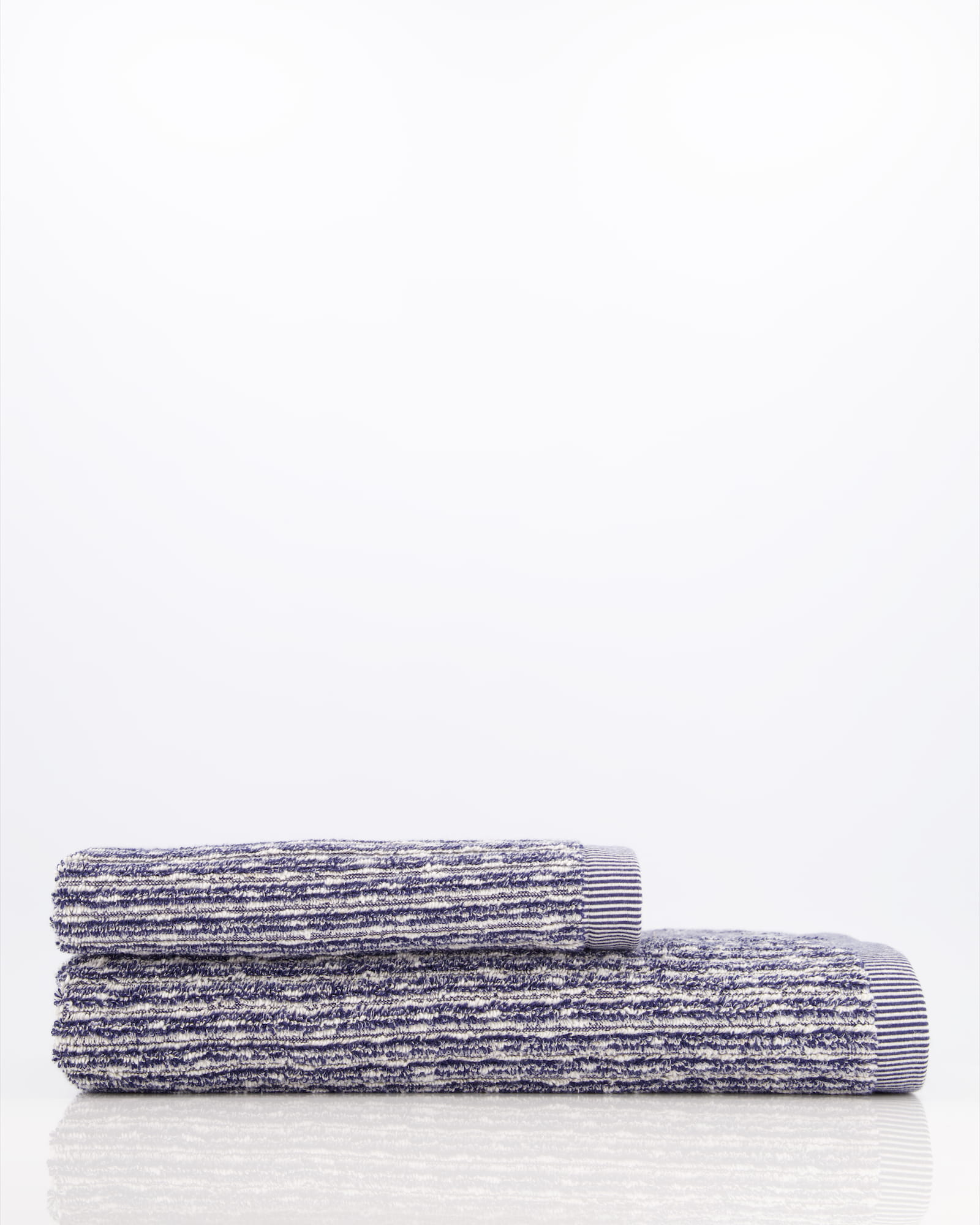 Möve Handtücher Brooklyn Pinstripe nature/deep sea - 042 - Duschtuch 80x150 cm