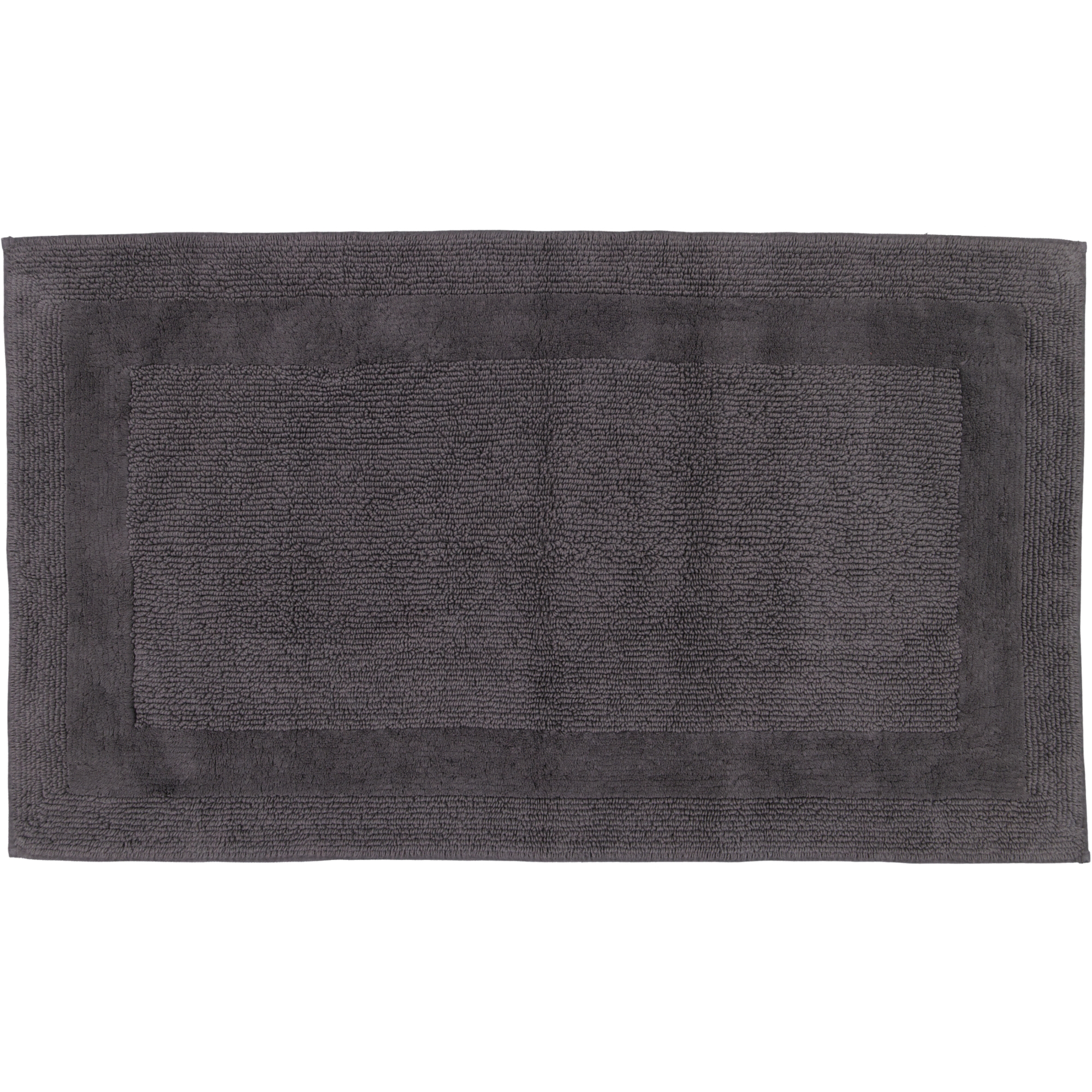 Cawö Home Badteppiche Luxus Badteppich 1000 basalt - 740 - 70x120 cm