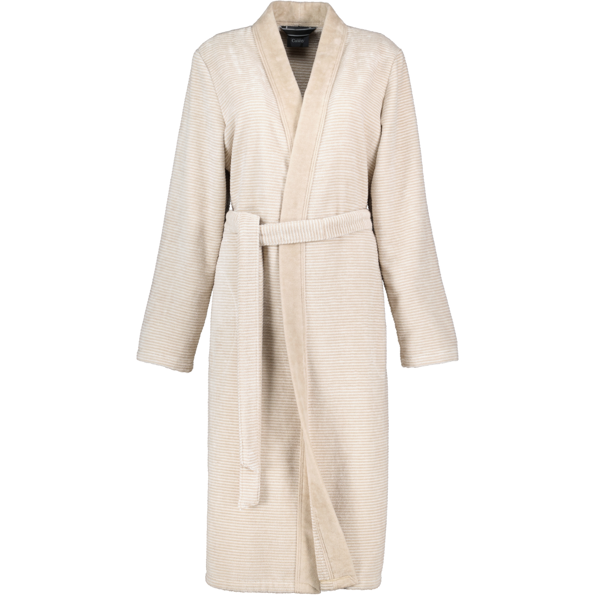 Cawö Bademäntel Damen Kimono Two-Tone 6431 natur - 33 - S