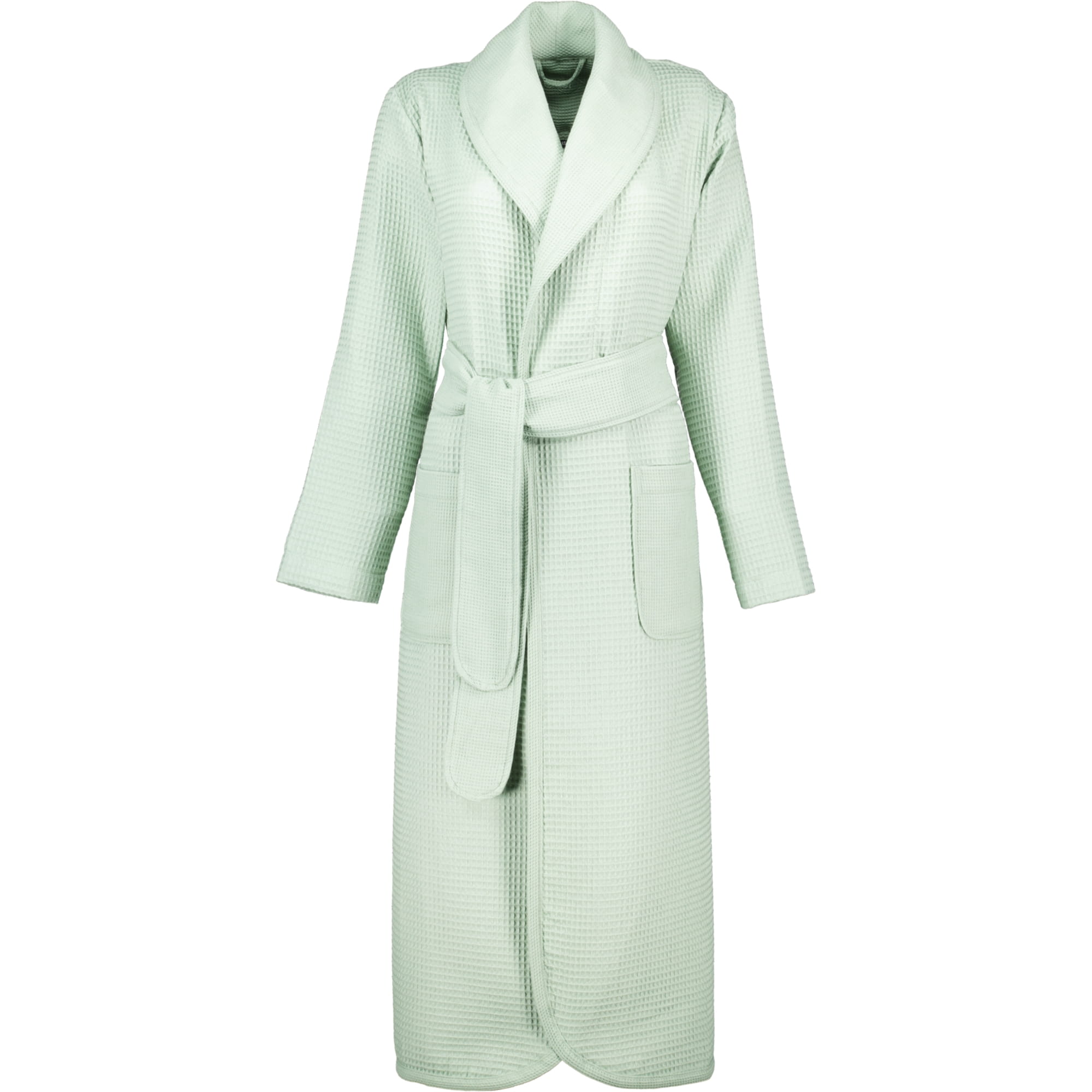 Vossen Bademäntel Damen Schalkragen Catania soft green - 5305