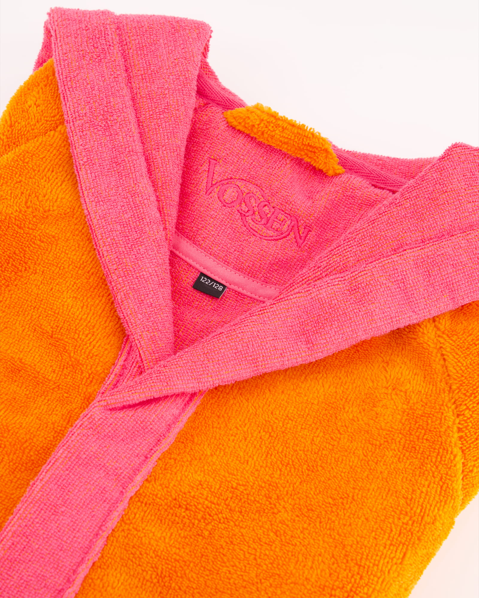 Vossen Kinderbademäntel Kinder Kapuze Bixie electric orange/prim rose - 0006 - 98/104