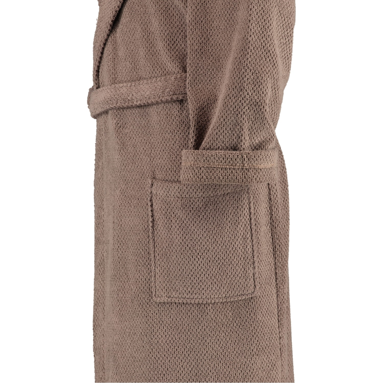 Rhomtuft RHOMTUFT Bademäntel unisex Kapuze Baronesse taupe - 58