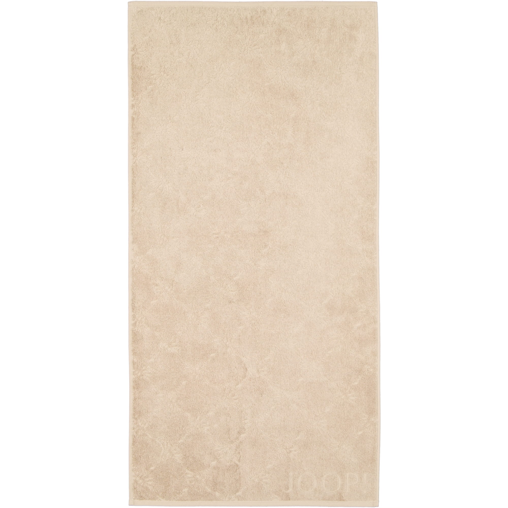 JOOP Uni Cornflower 1670 - Farbe: sand - 375 - Handtuch 50x100 cm