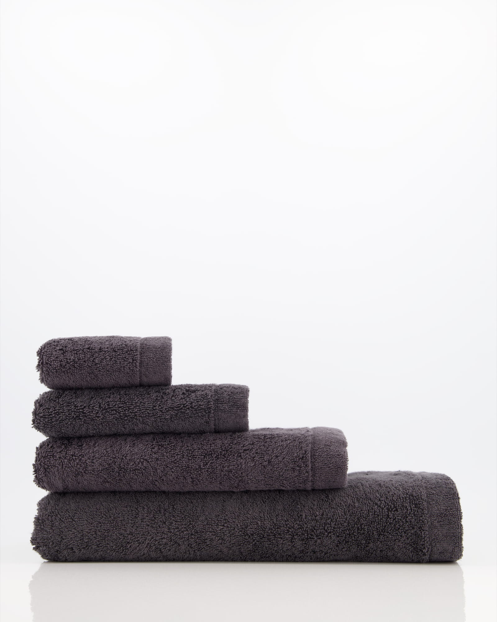 Cawö Handtücher Lifestyle Uni 7007 basalt - 740 - Seiflappen 30x30 cm