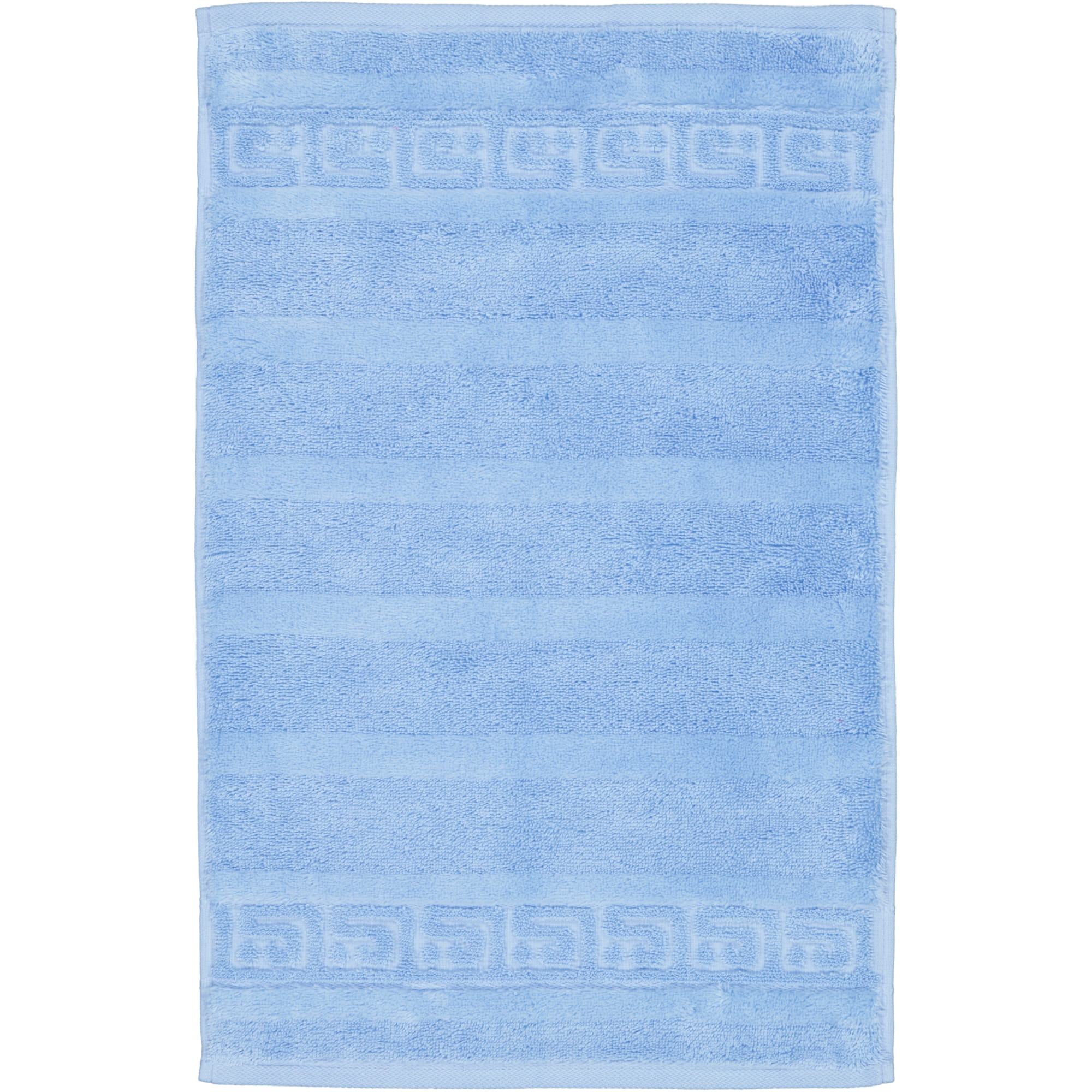 Cawö - Noblesse Uni 1001 - Farbe: 188 - mittelblau - Gästetuch 30x50 cm