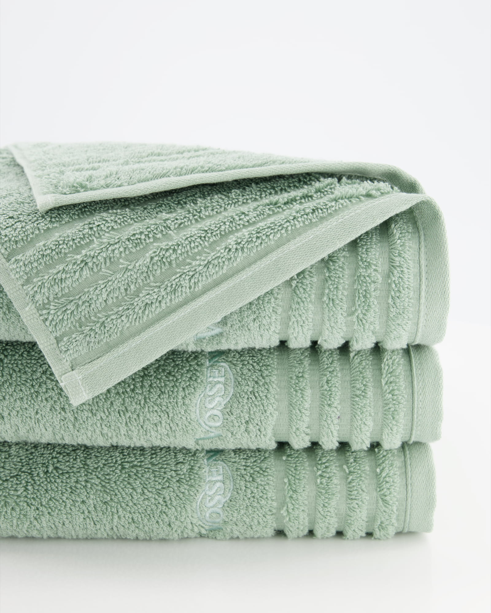 Vossen Vienna Style Supersoft - Farbe: soft green - 5305 - Seiflappen 30x30 cm