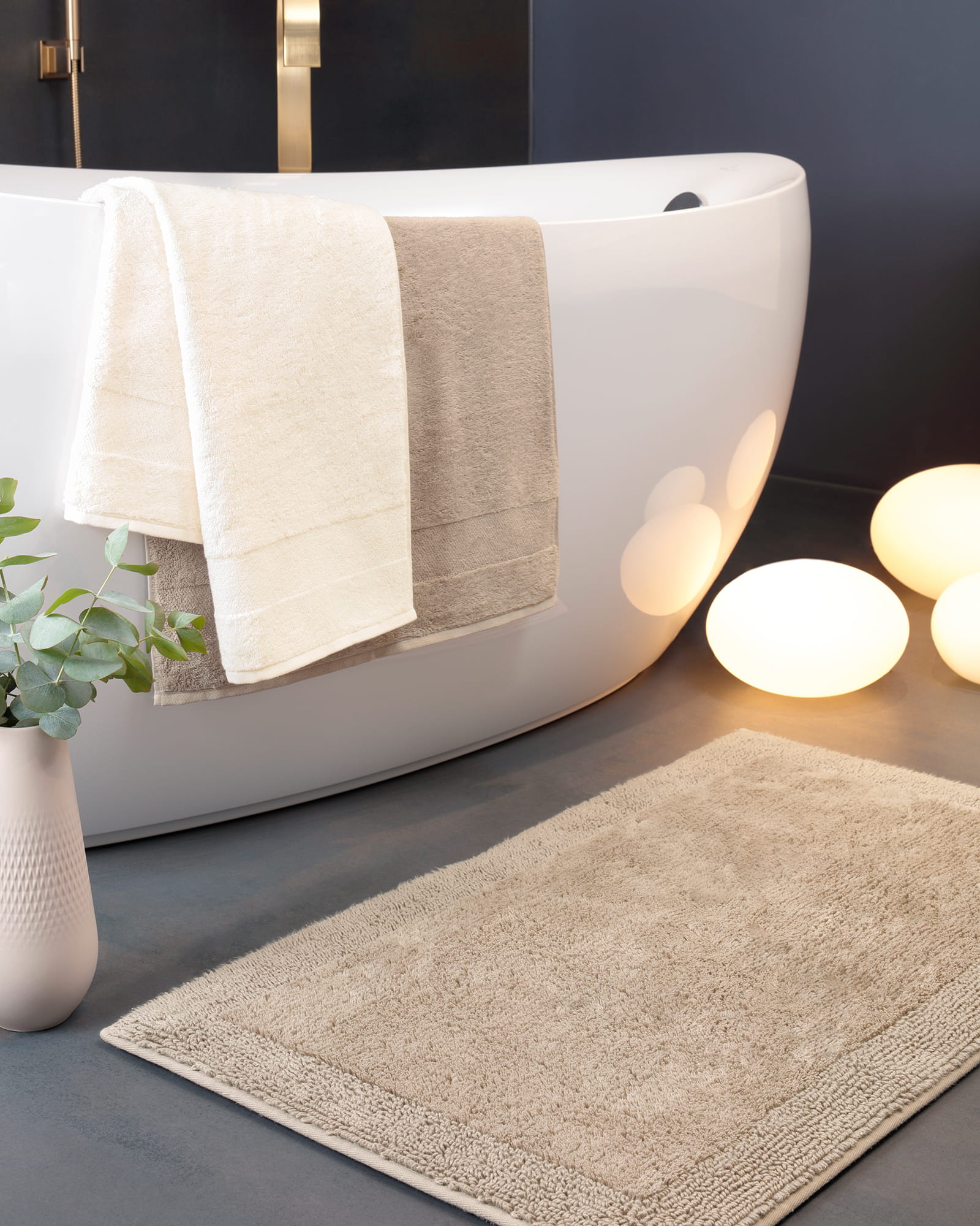 Villeroy & Boch - Badteppich Coordinates Charisma 2555 - Farbe: sand - 339