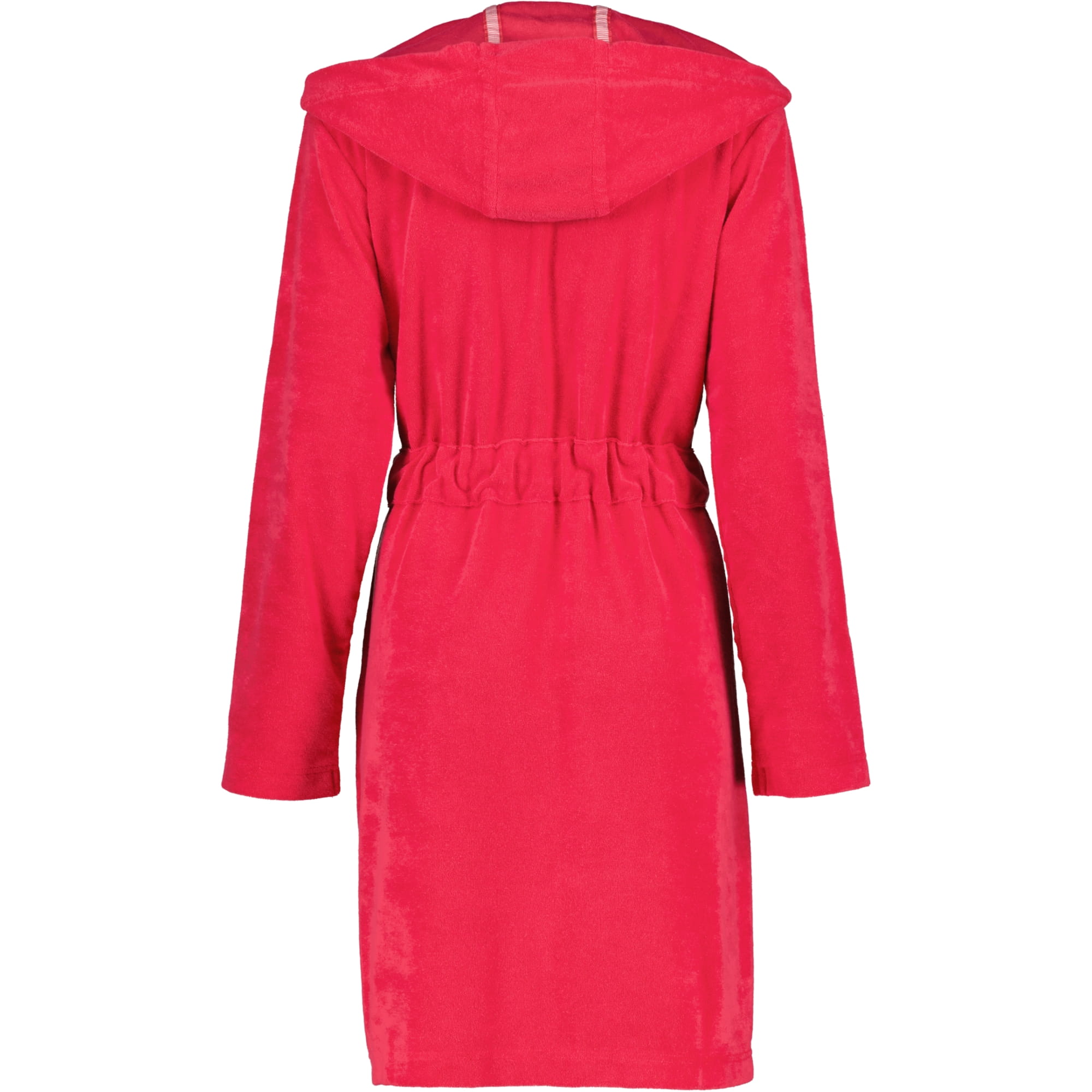 Vossen Bademäntel Damen Kurzmantel mit Kapuze Tampa kirschrot - 3680