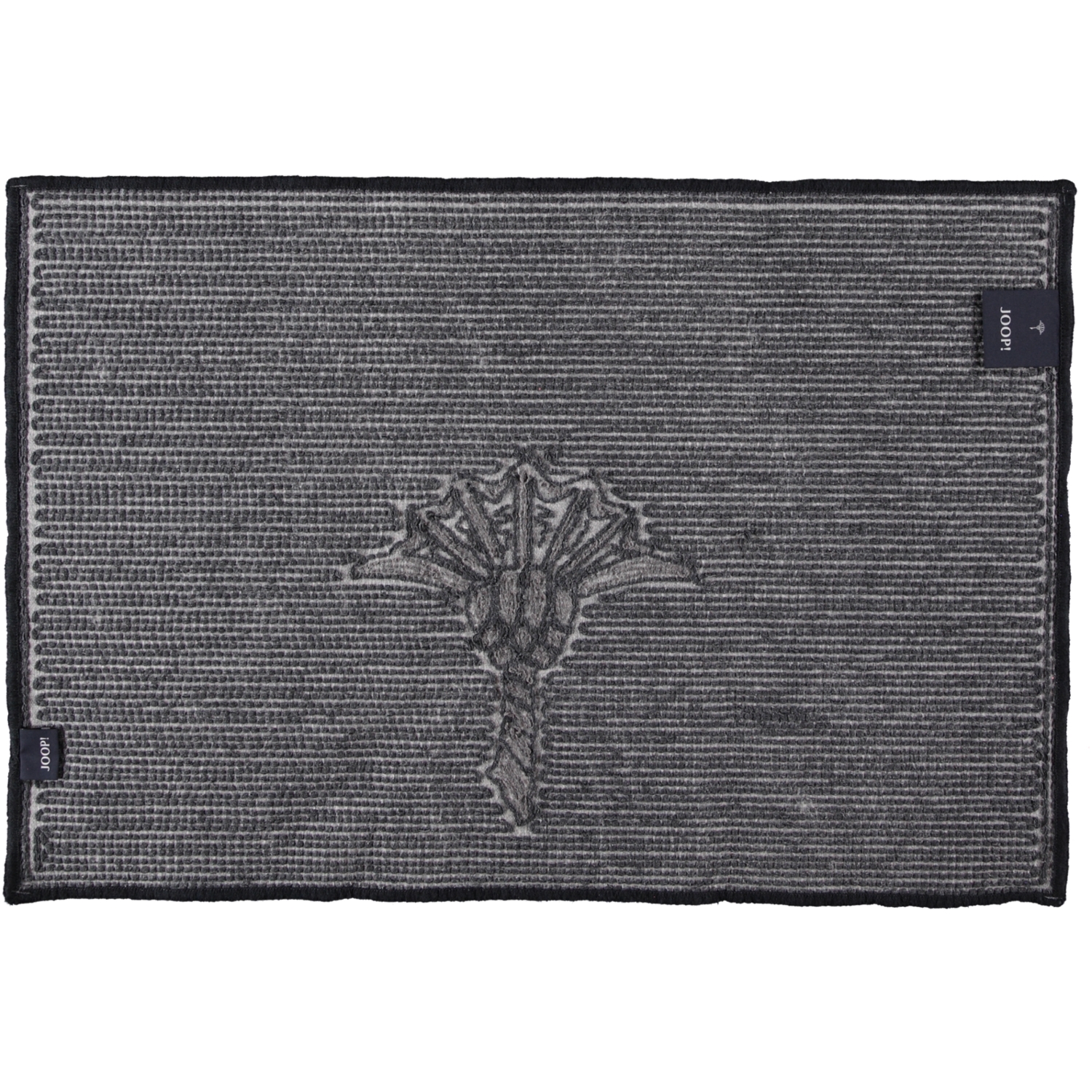 JOOP! Badteppich Cornflower 65 - Farbe: Schwarz - 015 - 60x90 cm