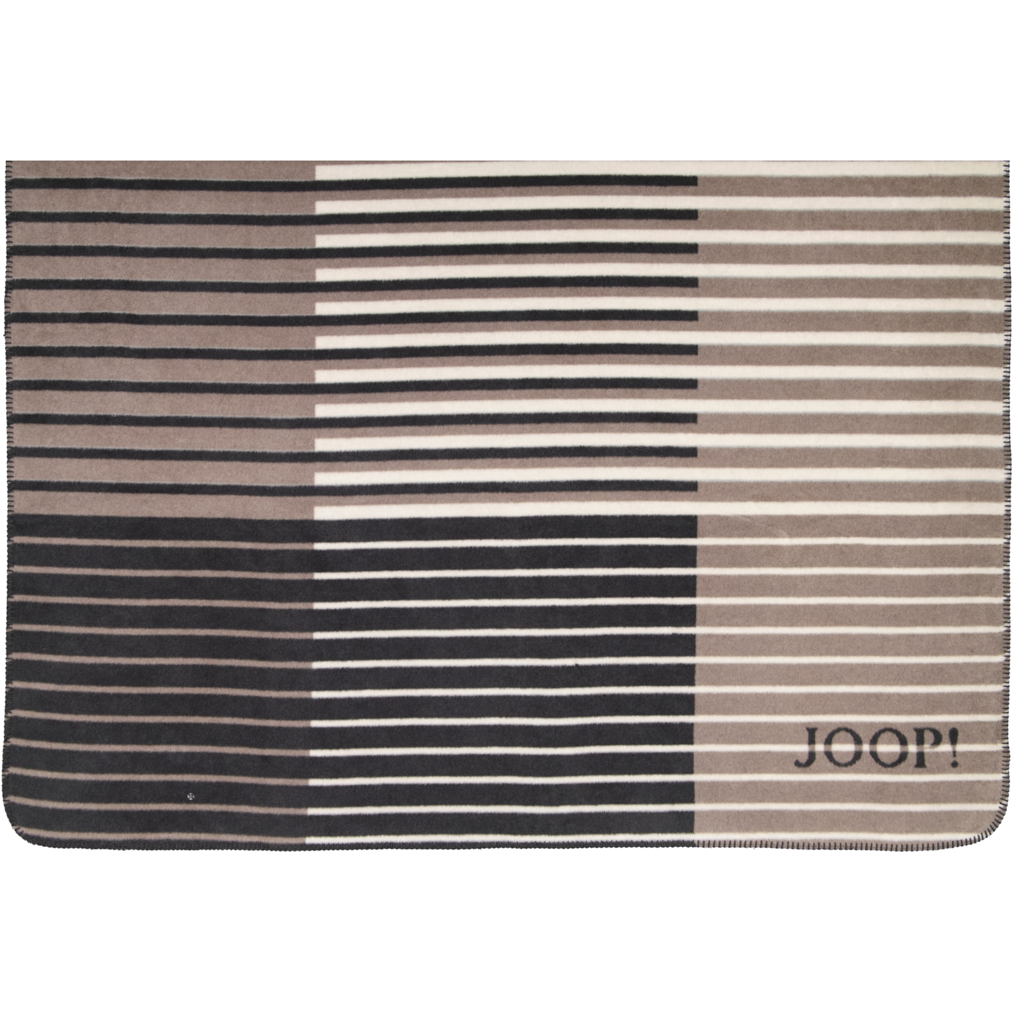JOOP! Wohndecken Divided Stein - 150x200 cm