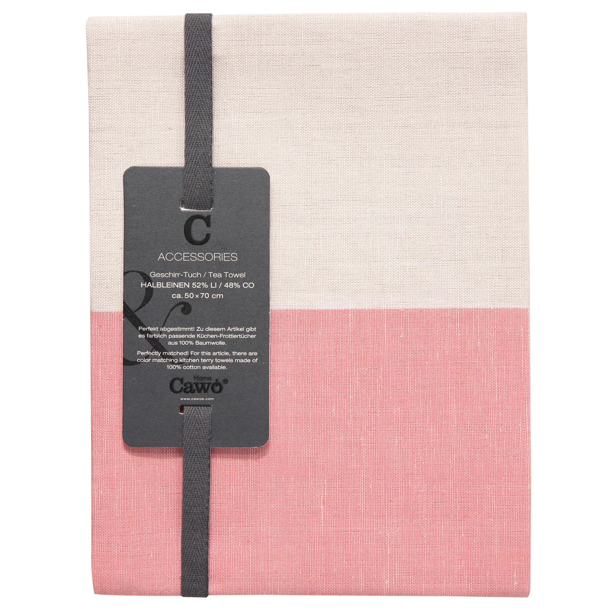 Cawö Home Geschirrtücher Cuisine Duo 535 sorbet/travertin - 23 - 50x70 cm