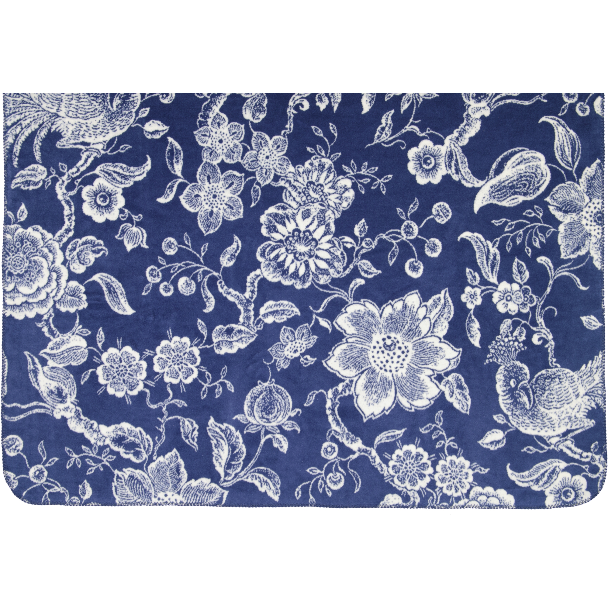 Villeroy & Boch Wohndecken Paradiso Navy Peony - 150x200 cm