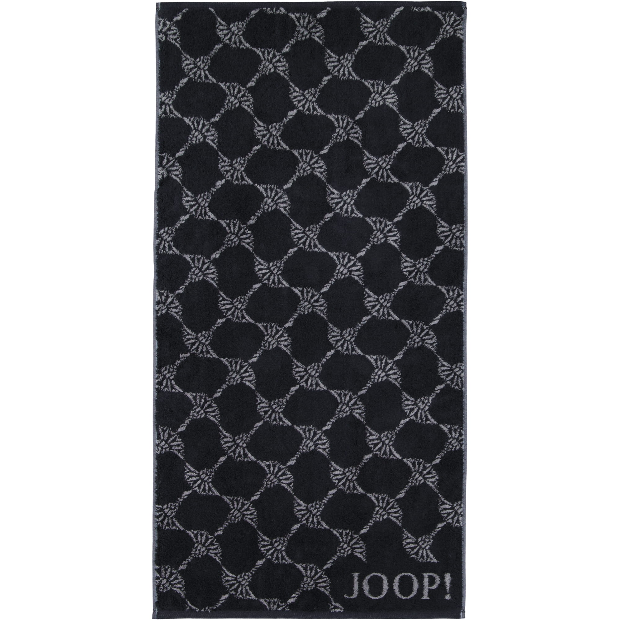 JOOP! Cornflower 1611 - Farbe: Schwarz - 90 - Seiflappen 30x30 cm