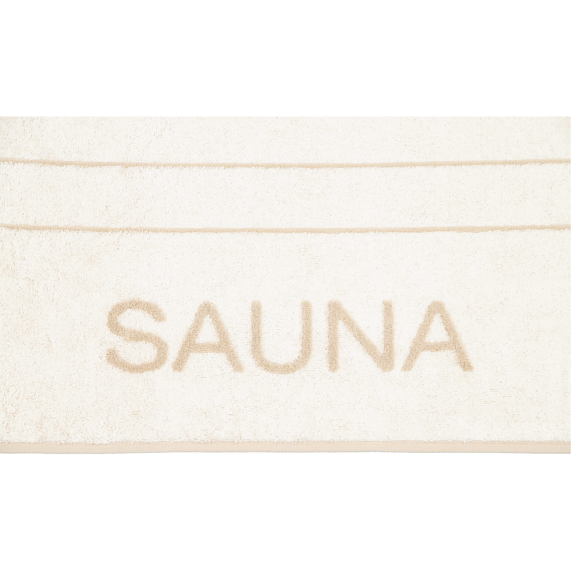Cawö Saunatücher Balance Doubleface 6237 natur - 33 - 80x200 cm