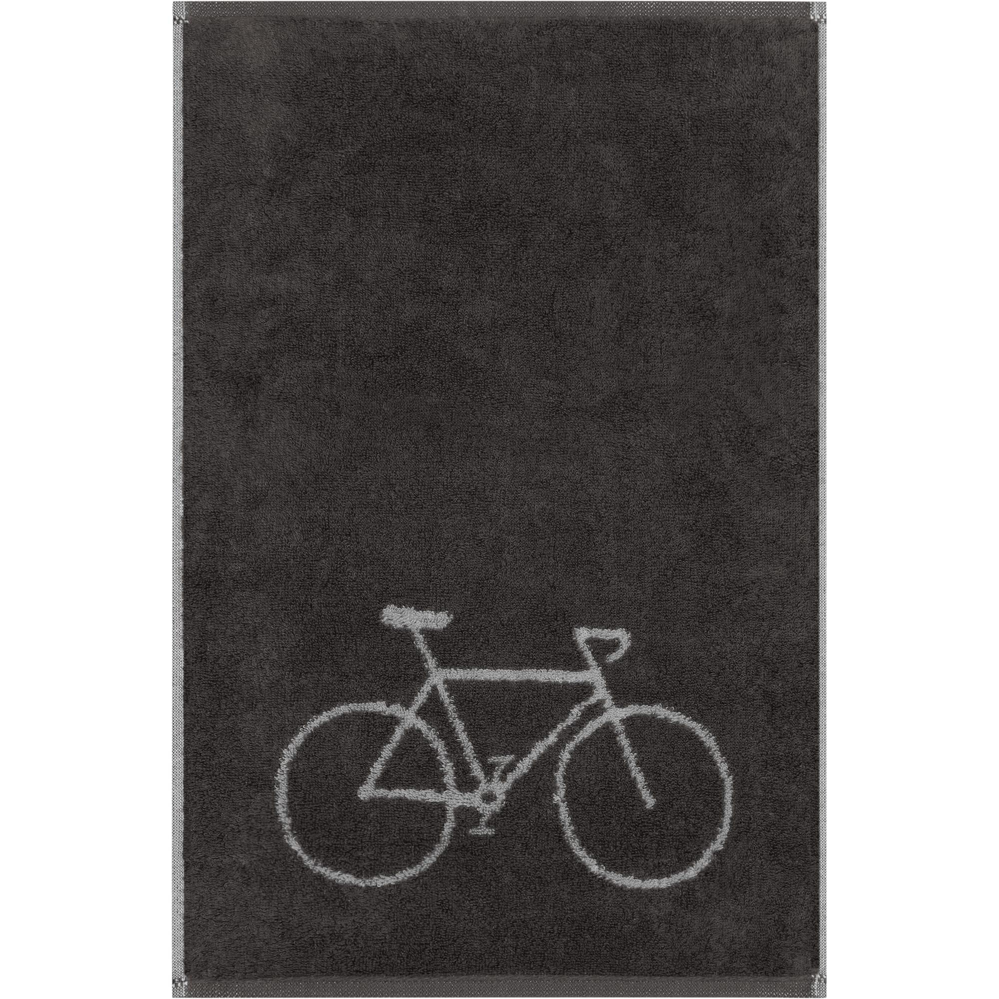 Cawö Gästetücher Postcard Towels Edition 100 Fahrrad basalt - 23 - Gästetuch 30x50 cm