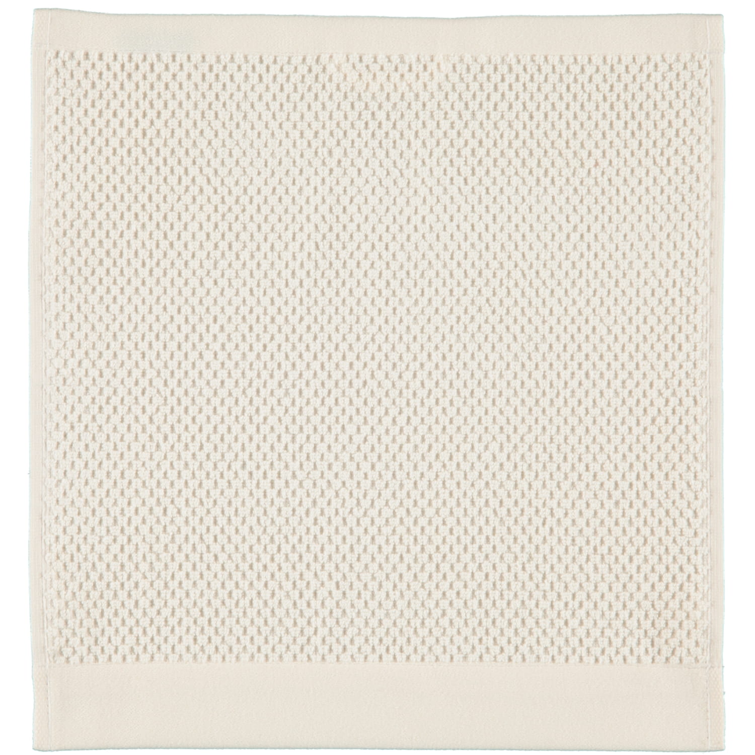 Rhomtuft - Handtücher Baronesse - Farbe: natur-jasmin - 20 - Seiflappen 30x30 cm