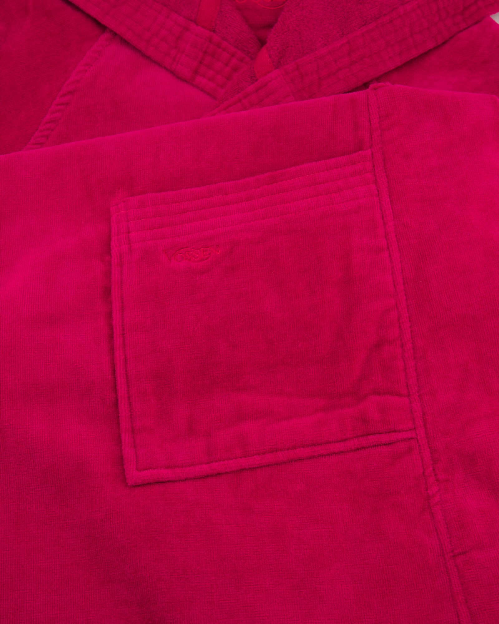 Vossen Bademäntel unisex Kurzmantel mit Kapuze Texas cranberry - 3770