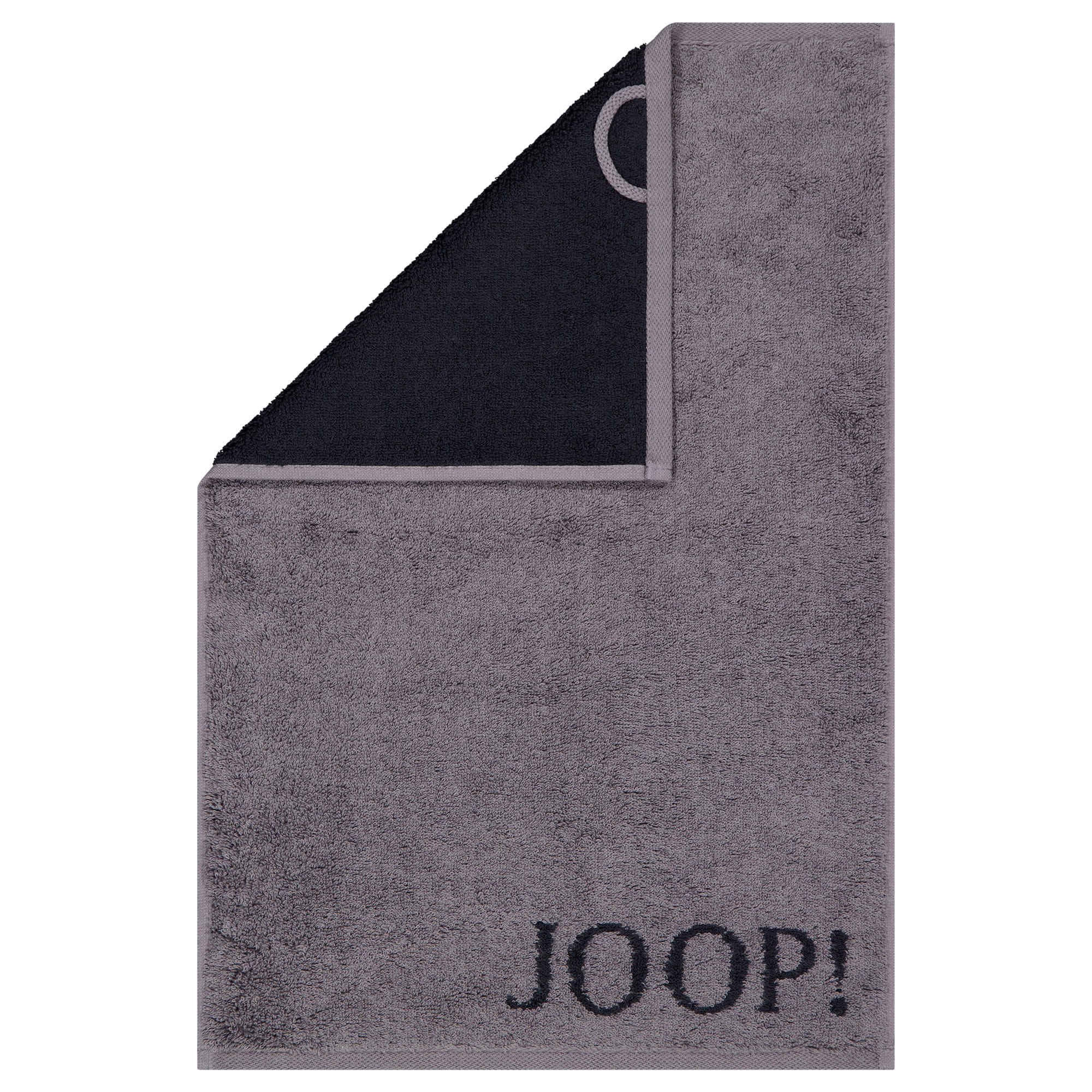 JOOP! Handtücher New Classic Doubleface 1720 Basalt - 79 - Gästetuch 30x50 cm