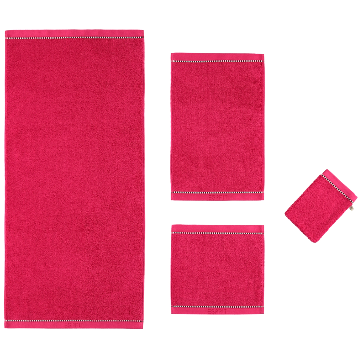 Esprit Handtücher Box Solid raspberry - 362