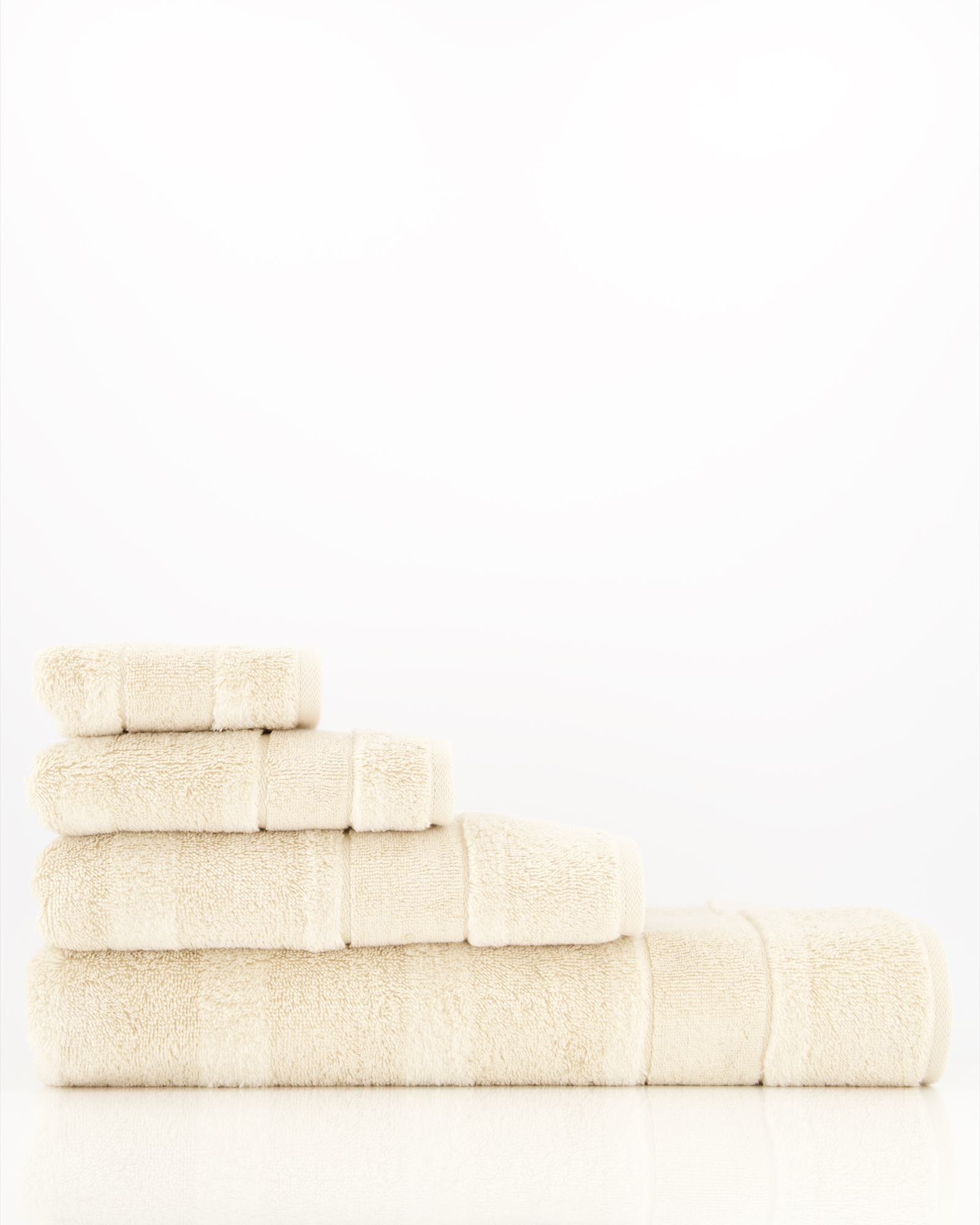 Cawö Handtücher Noblesse2 Uni 1002 beige - 370 - Waschhandschuh 16x22 cm