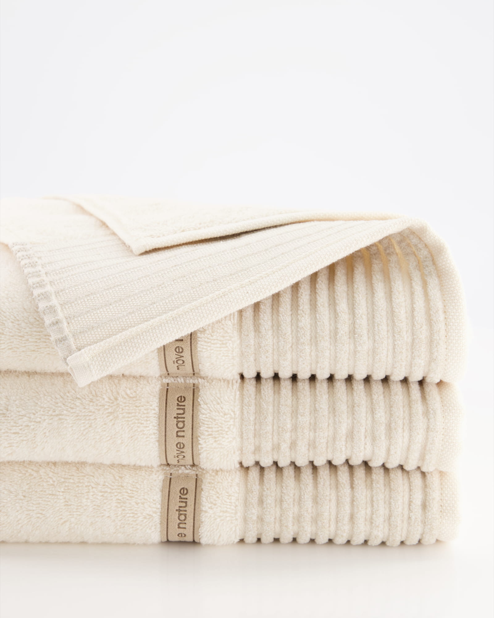 Möve Handtücher Wellness Chenille-Bordüre natur - 071