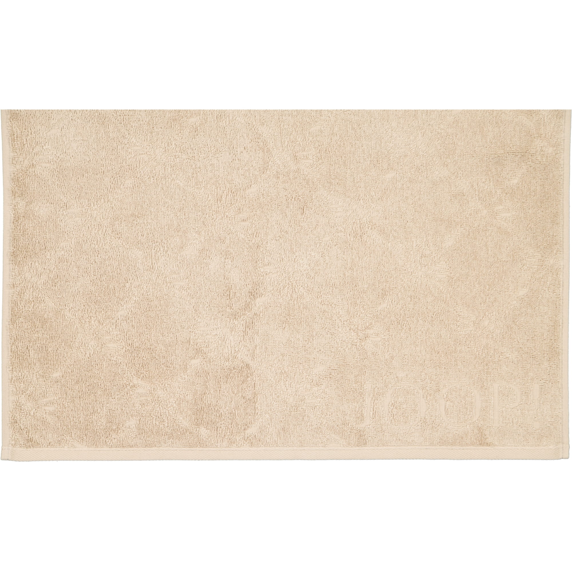 JOOP Uni Cornflower 1670 - Farbe: sand - 375 - Handtuch 50x100 cm