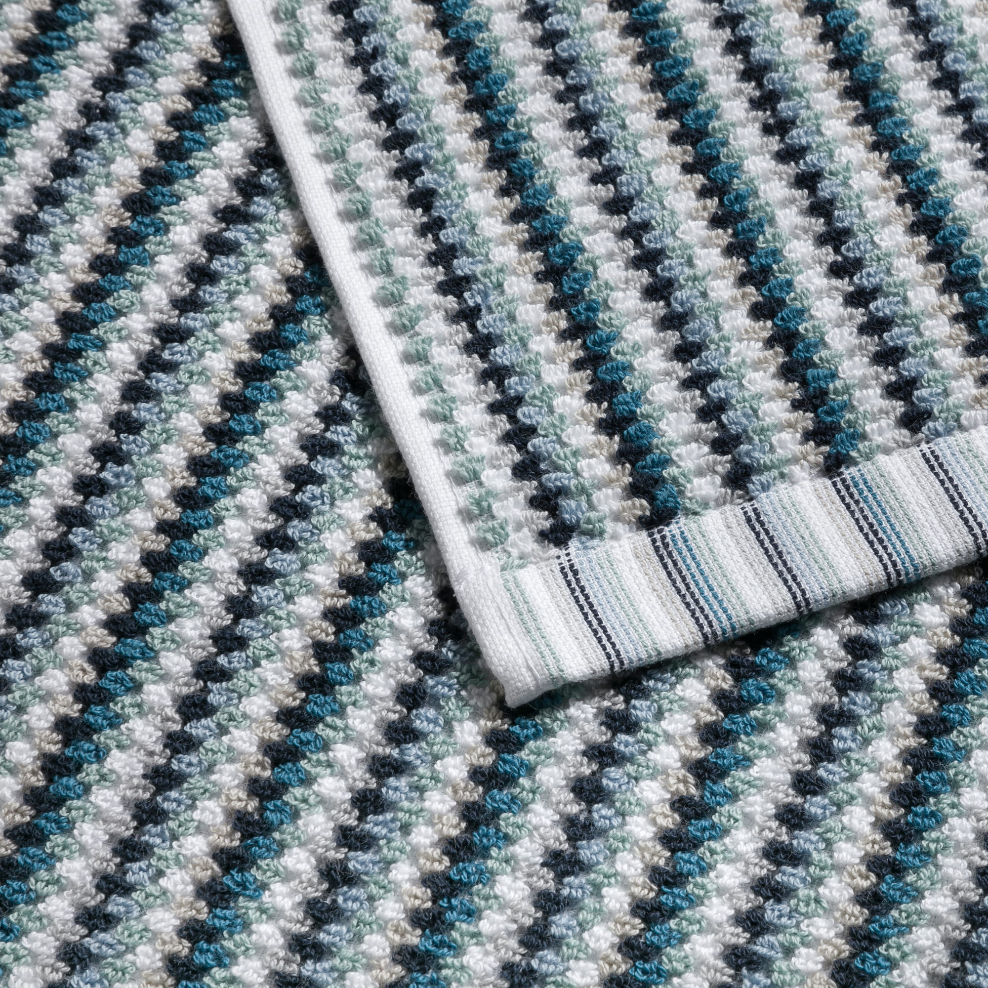 Möve Handtücher Bliss Bunt blue/green - 051 - Duschtuch 67x140 cm