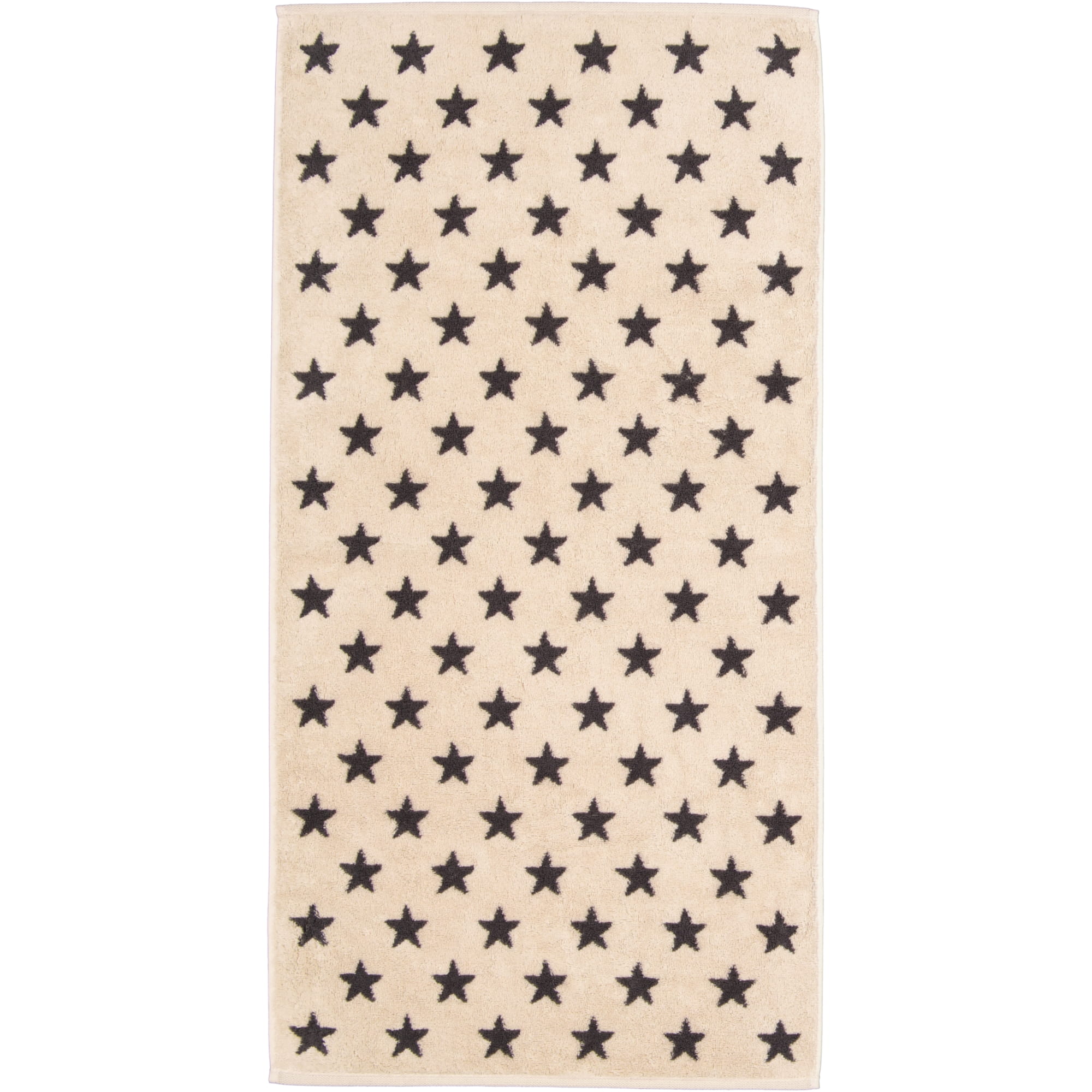 Cawö Handtücher NEW STARS Sterne klein 6261 beige/basalt - 37 - Waschhandschuh 16x22 cm