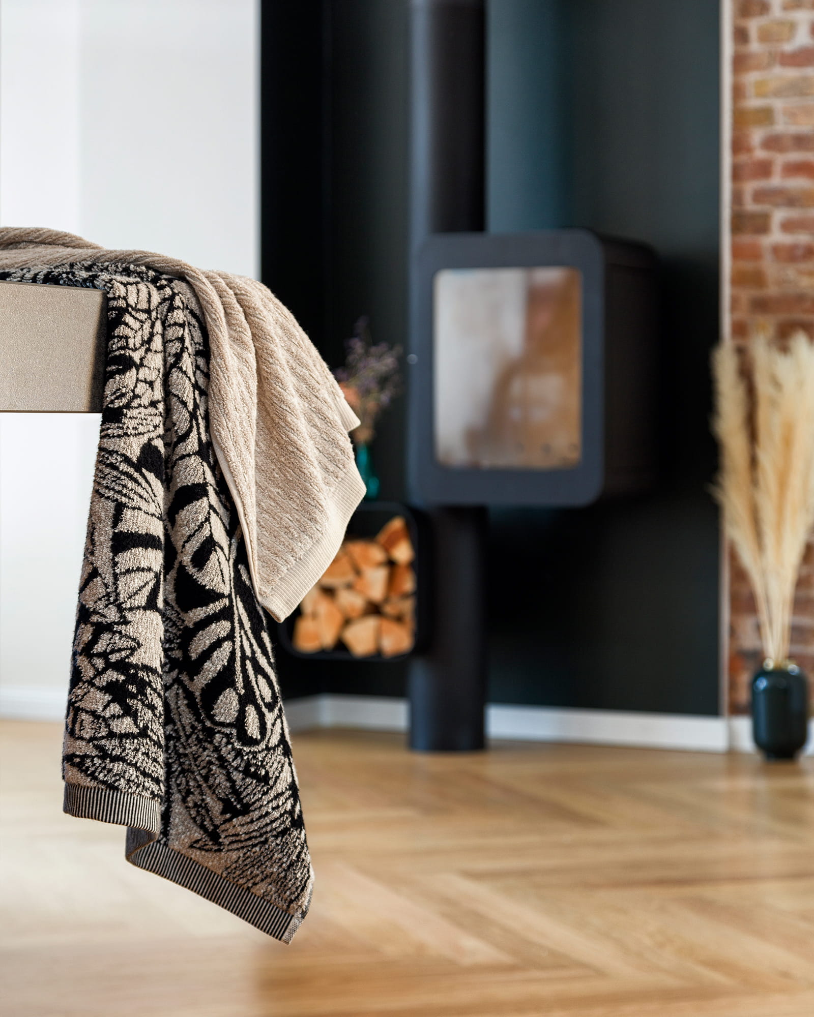 Möve Handtücher Brooklyn Pinstripe nature/cashmere - 071 - Duschtuch 80x150 cm