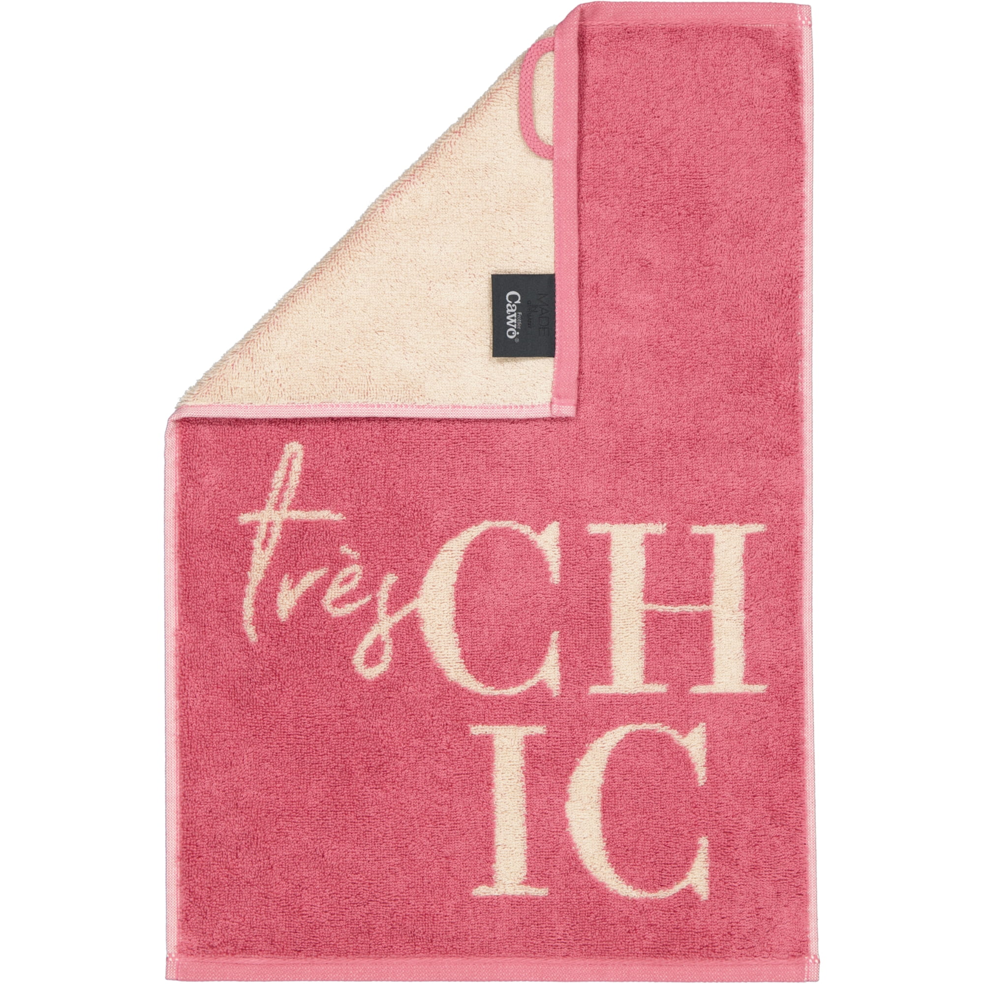 Cawö Gästetücher Postcard Towels Edition 100 très chic - 12 - Gästetuch 30x50 cm