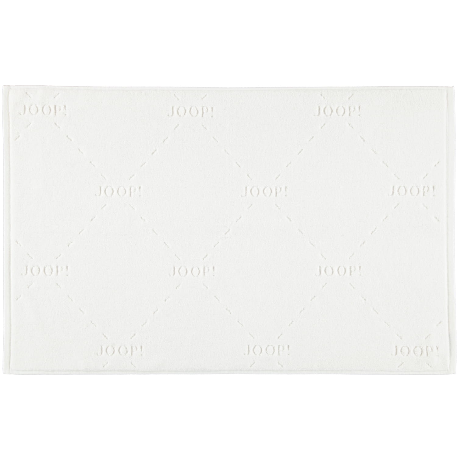 JOOP! Badematte Dash 73 - Farbe: Weiß - 001 - 55x85 cm