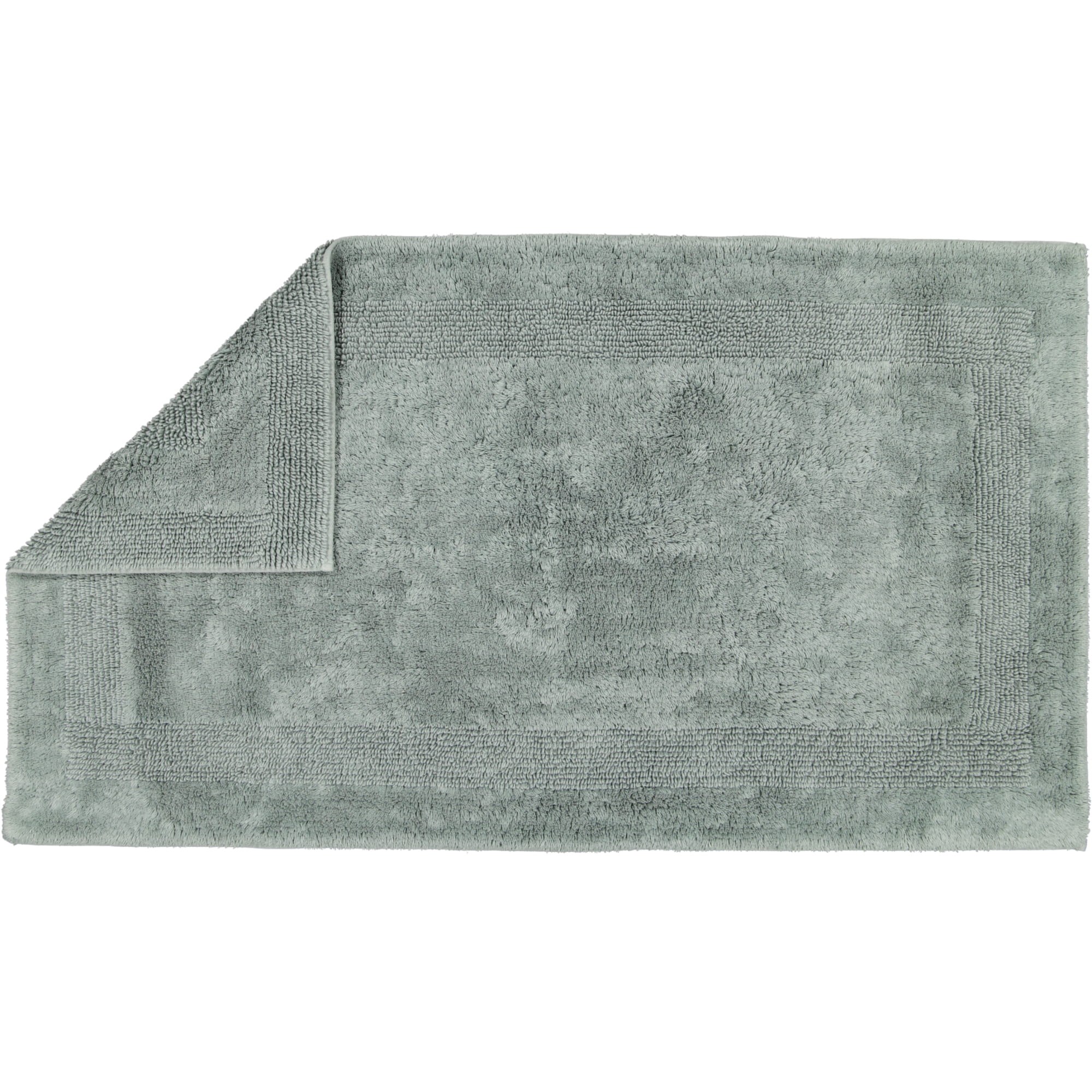 Cawö Home Badteppiche Luxus Badteppich 1000 nordic green - 470 - 70x120 cm
