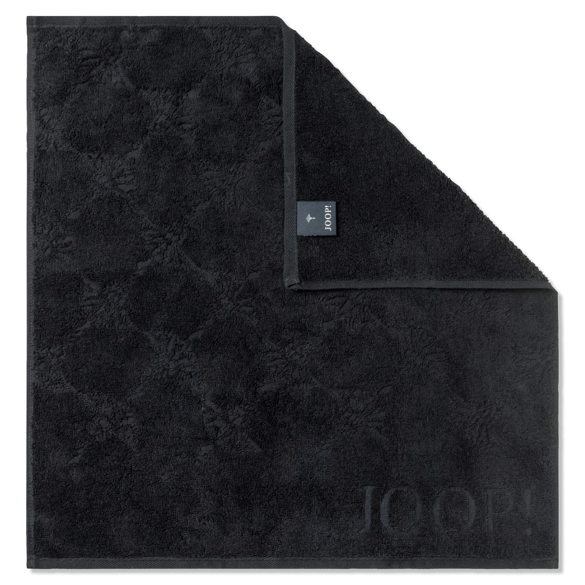 JOOP! Küchenhandtücher Cuisine Cornflower 1702 Schwarz - 906 - 50x50 cm