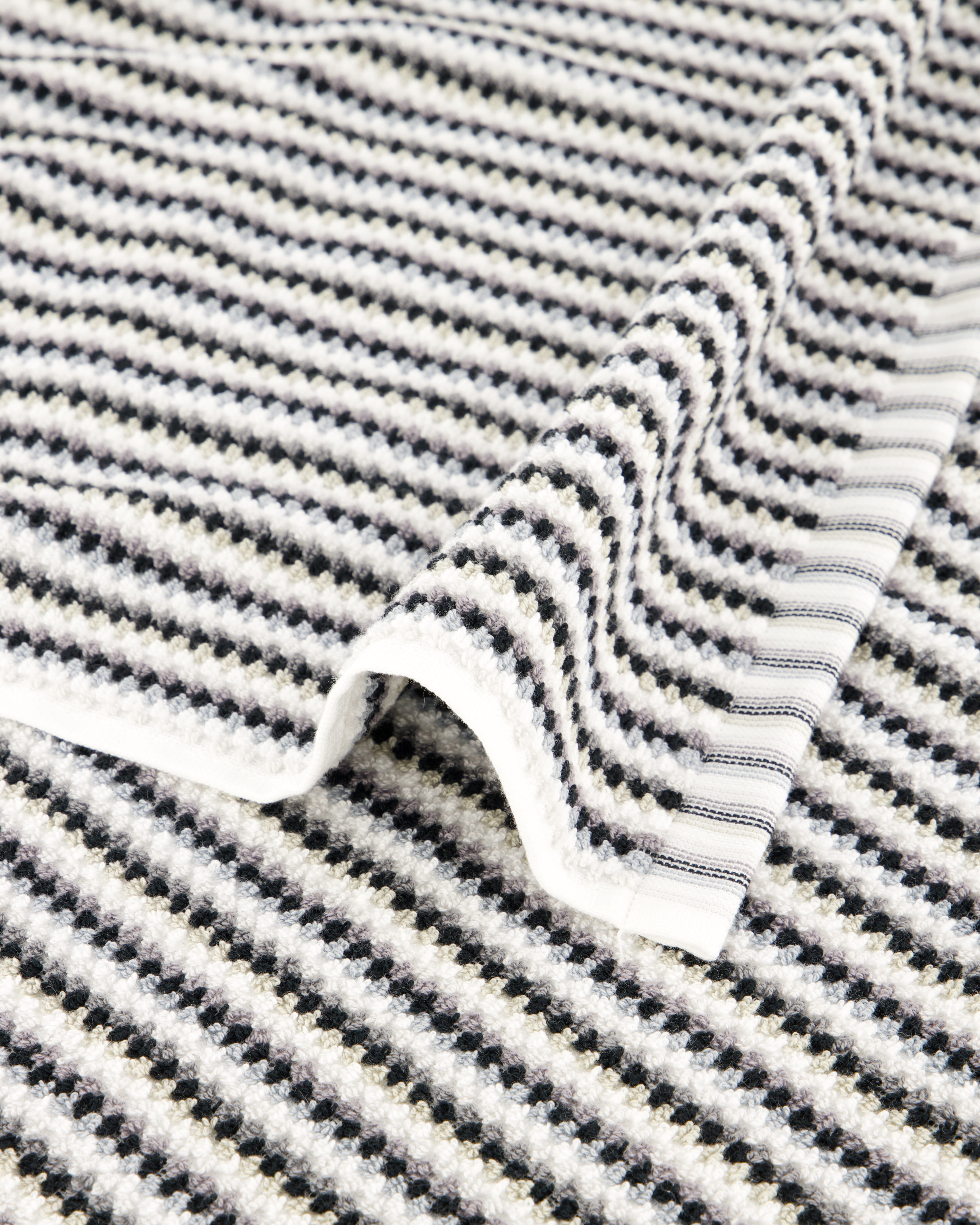 Möve Handtücher Bliss Bunt silver/black - 081 - Duschtuch 67x140 cm