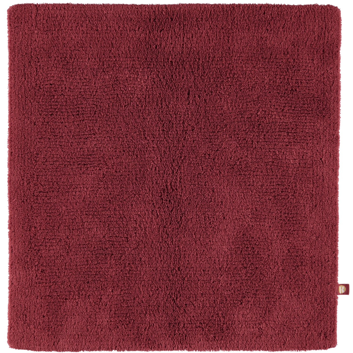 Rhomtuft - Badteppich Pur - Farbe: marsala - 391 - 60x60 cm