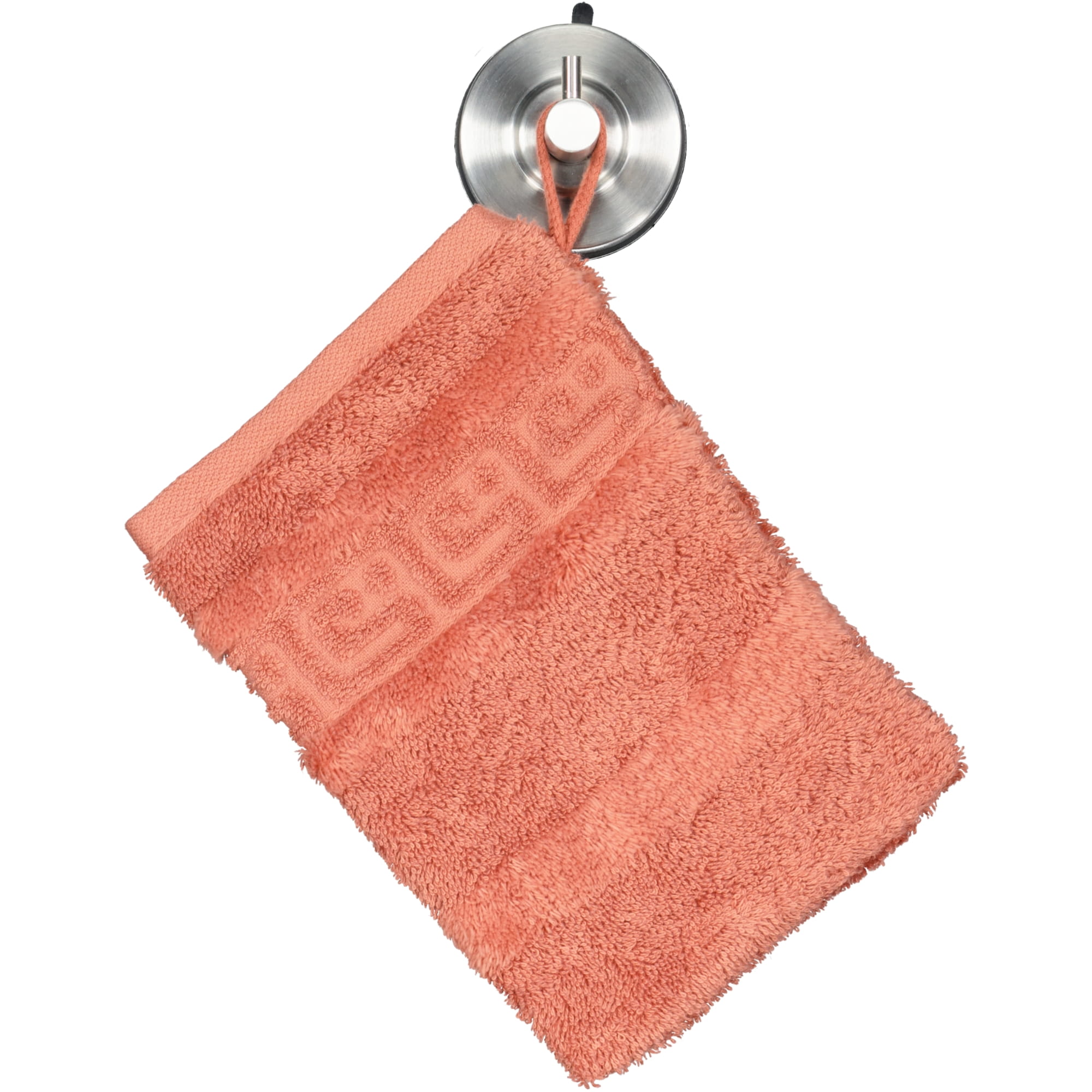 Cawö Handtücher Noblesse Uni 1001 brick - 387 - Waschhandschuh 16x22 cm