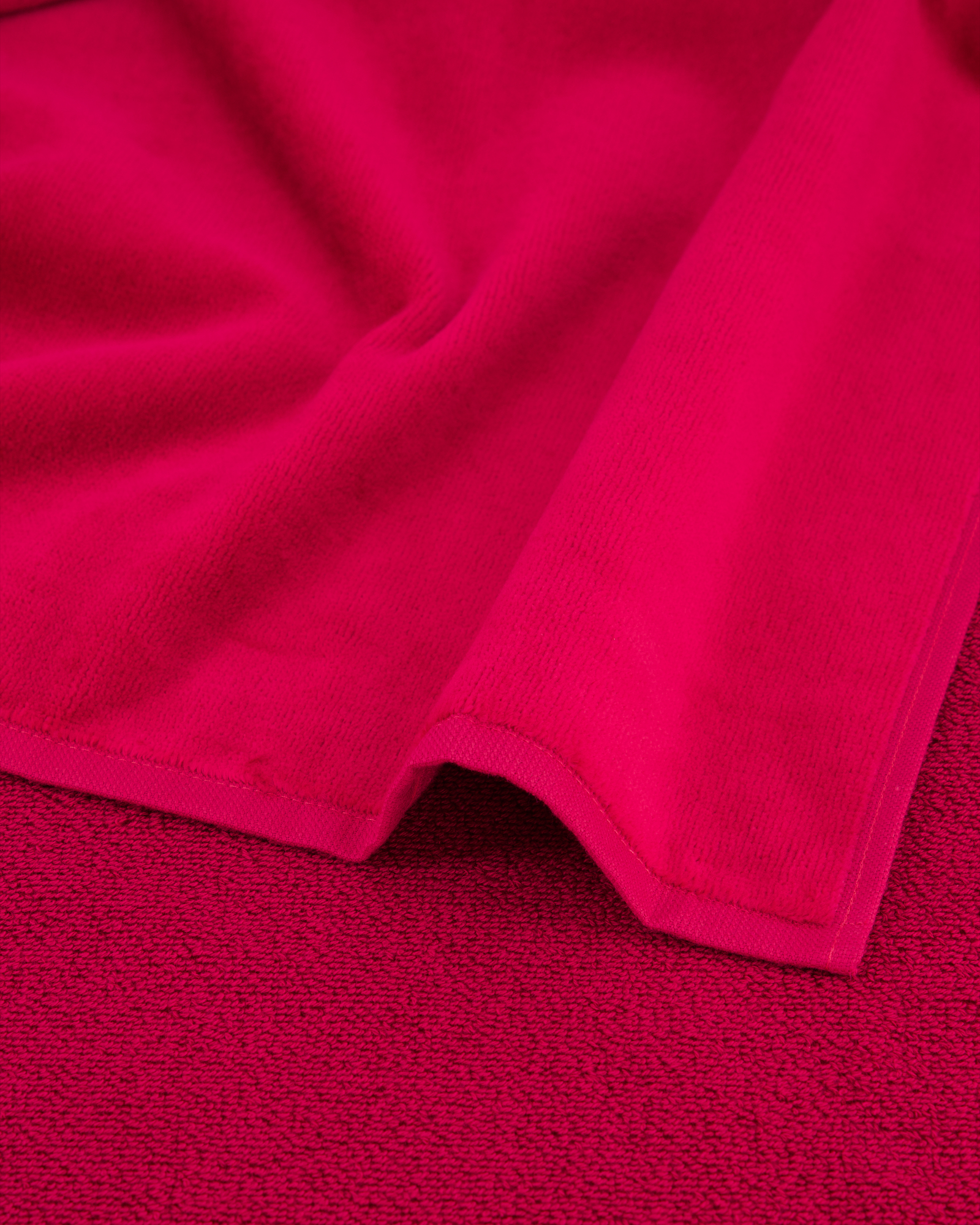 Vossen Strandtücher Beach Club cranberry - 3770 - Strandtuch 100x180 cm
