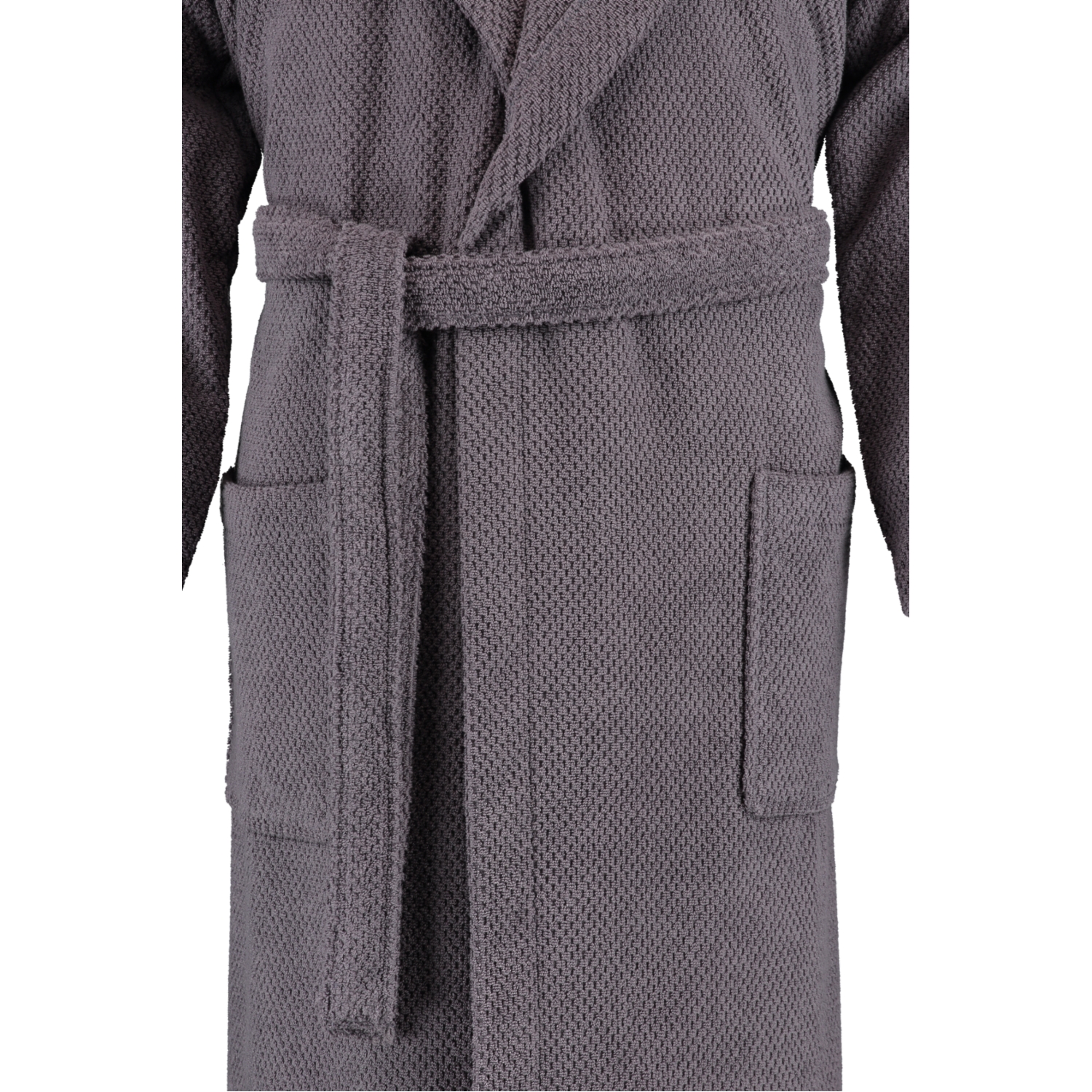 Rhomtuft - Bademantel Baronesse unisex - Farbe: zinn - 02