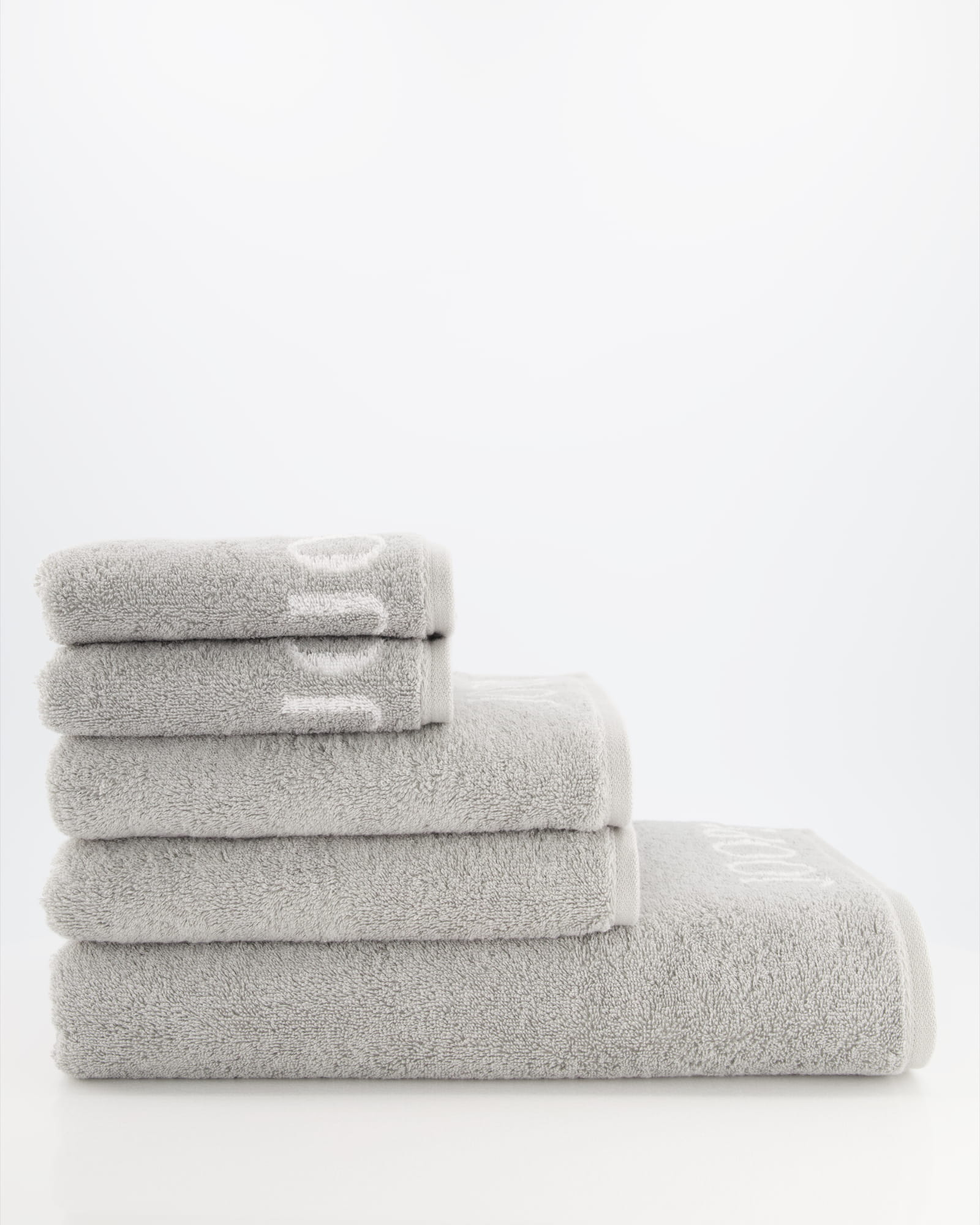 JOOP! Classic - Doubleface 1600 - Farbe: Silber - 76 - Seiflappen 30x30 cm