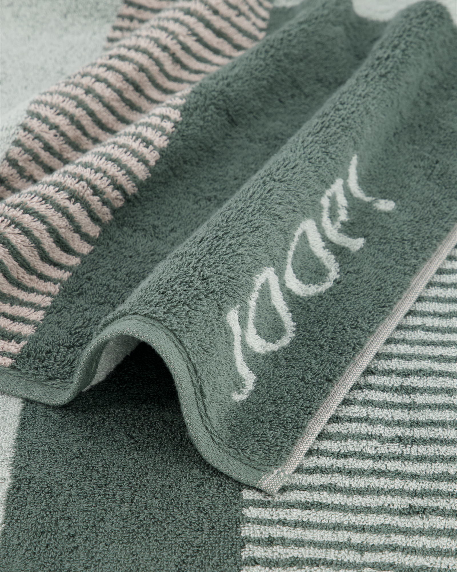 JOOP! Handtücher Divided Squares 1705 Salbei - 44