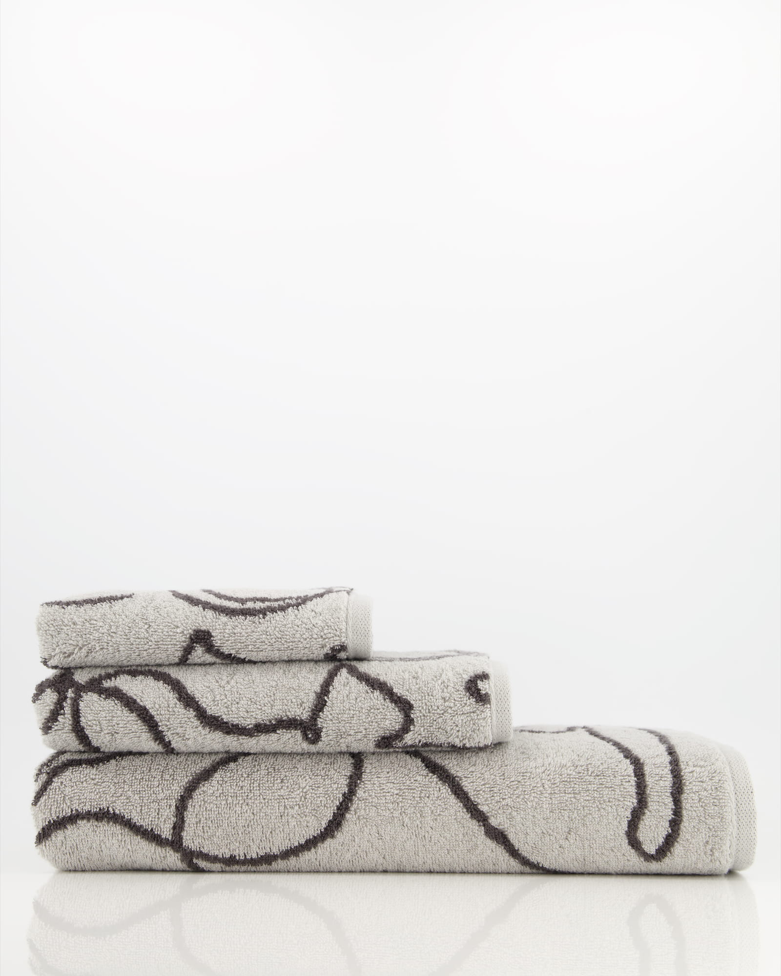 Cawö Handtücher CUTE CATS EDITION Cats 6264 platin/basalt - 70 - Duschtuch 80x150 cm