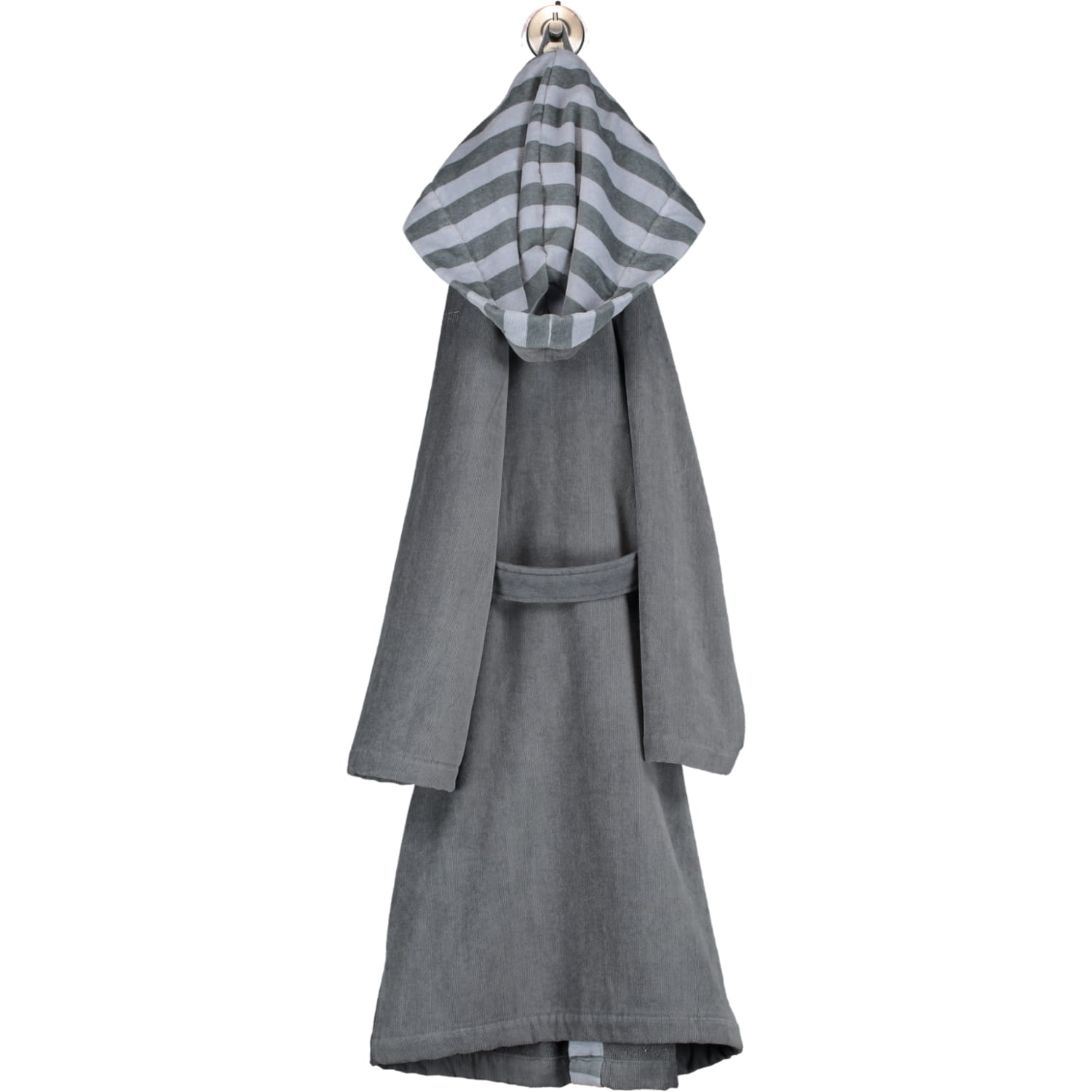 Esprit Herren Bademantel Day Men Kapuze - Farbe: grey steel - 740