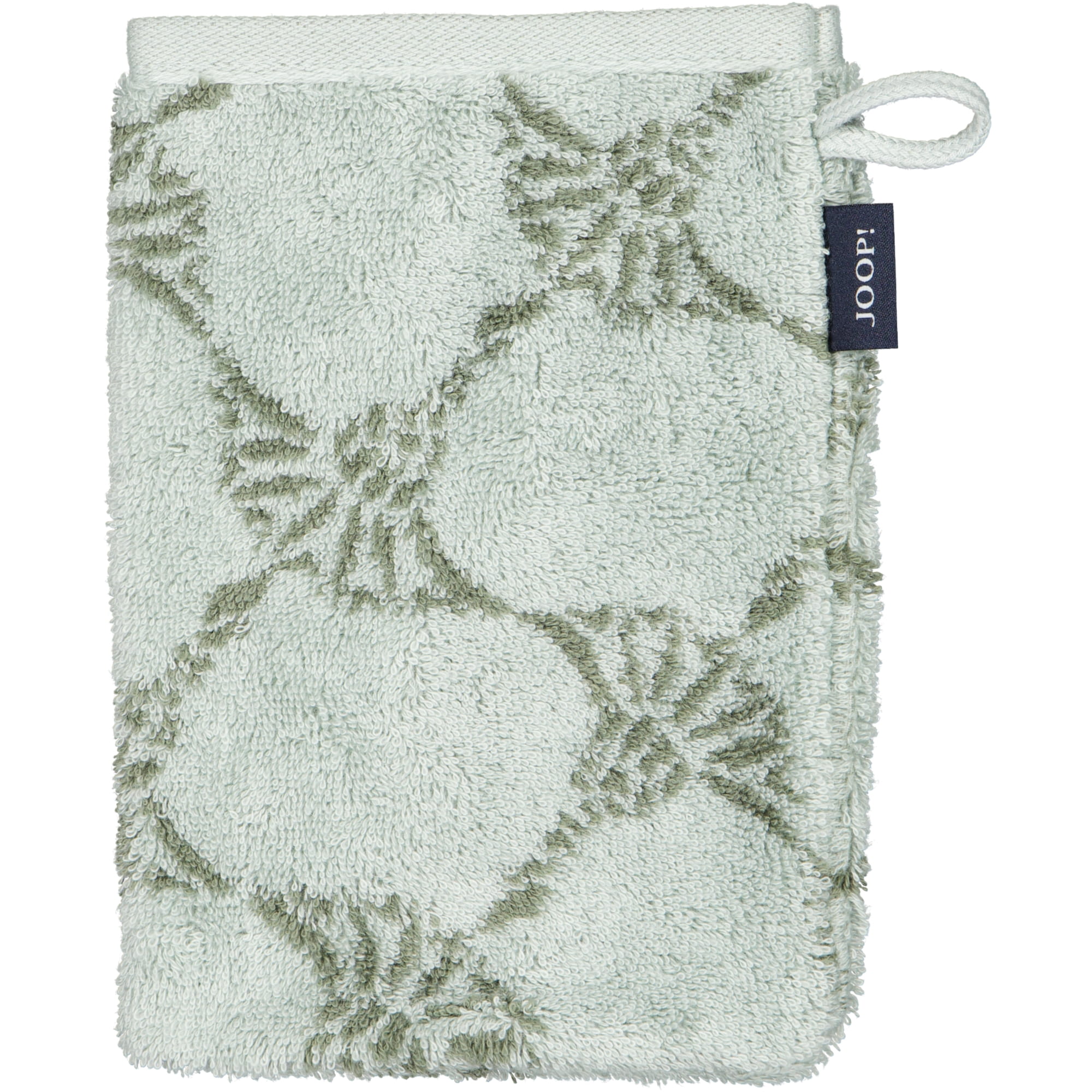 JOOP! Classic - Cornflower 1611 - Farbe: Salbei - 47 - Waschhandschuh 16x22 cm