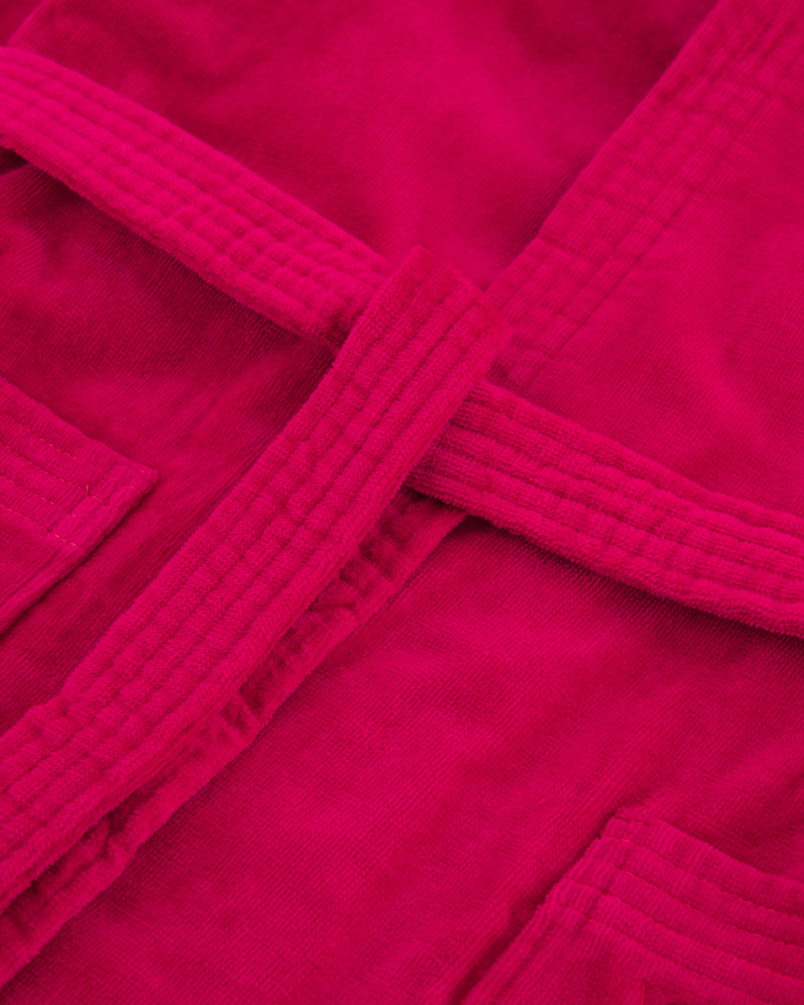 Vossen Bademäntel unisex Kurzmantel mit Kapuze Texas cranberry - 3770